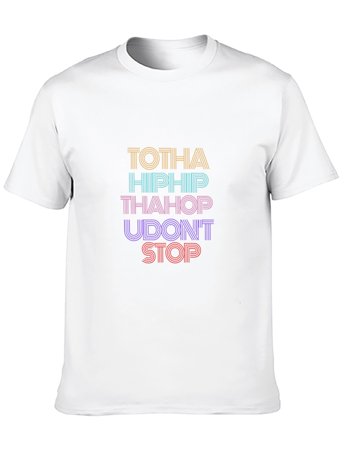 Retro Hip Hop Graphic Black T-Shirt