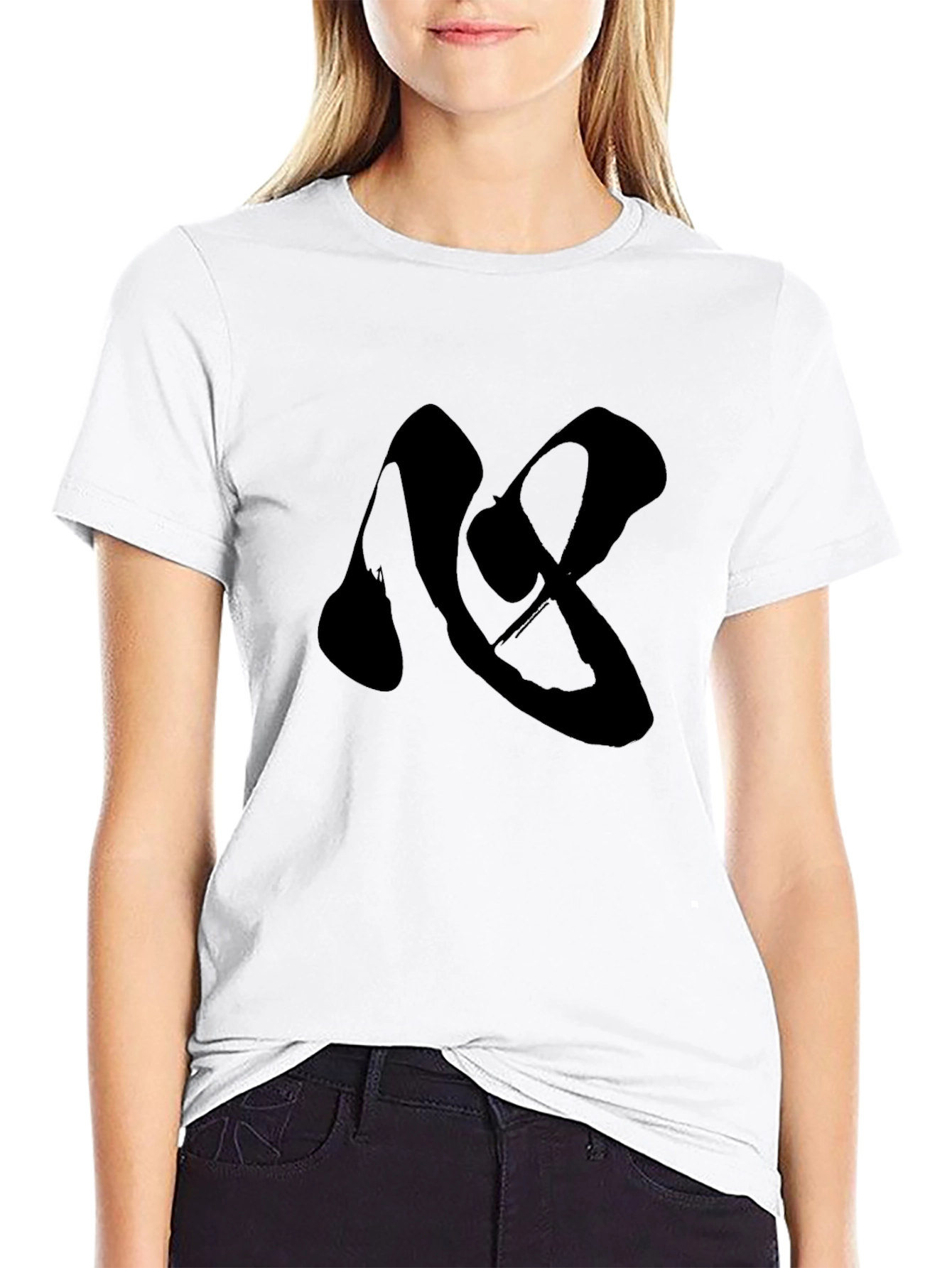 Black Kanji T-Shirt - Minimalist Design