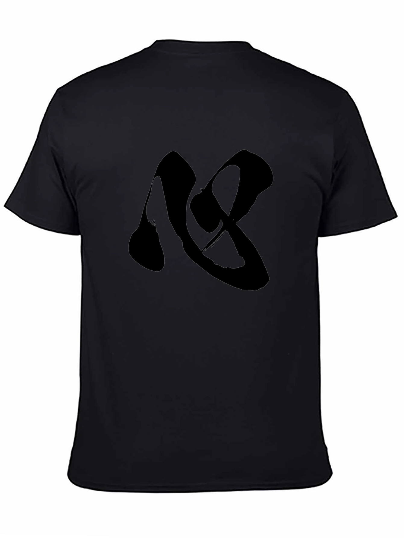Black Kanji T-Shirt - Minimalist Design