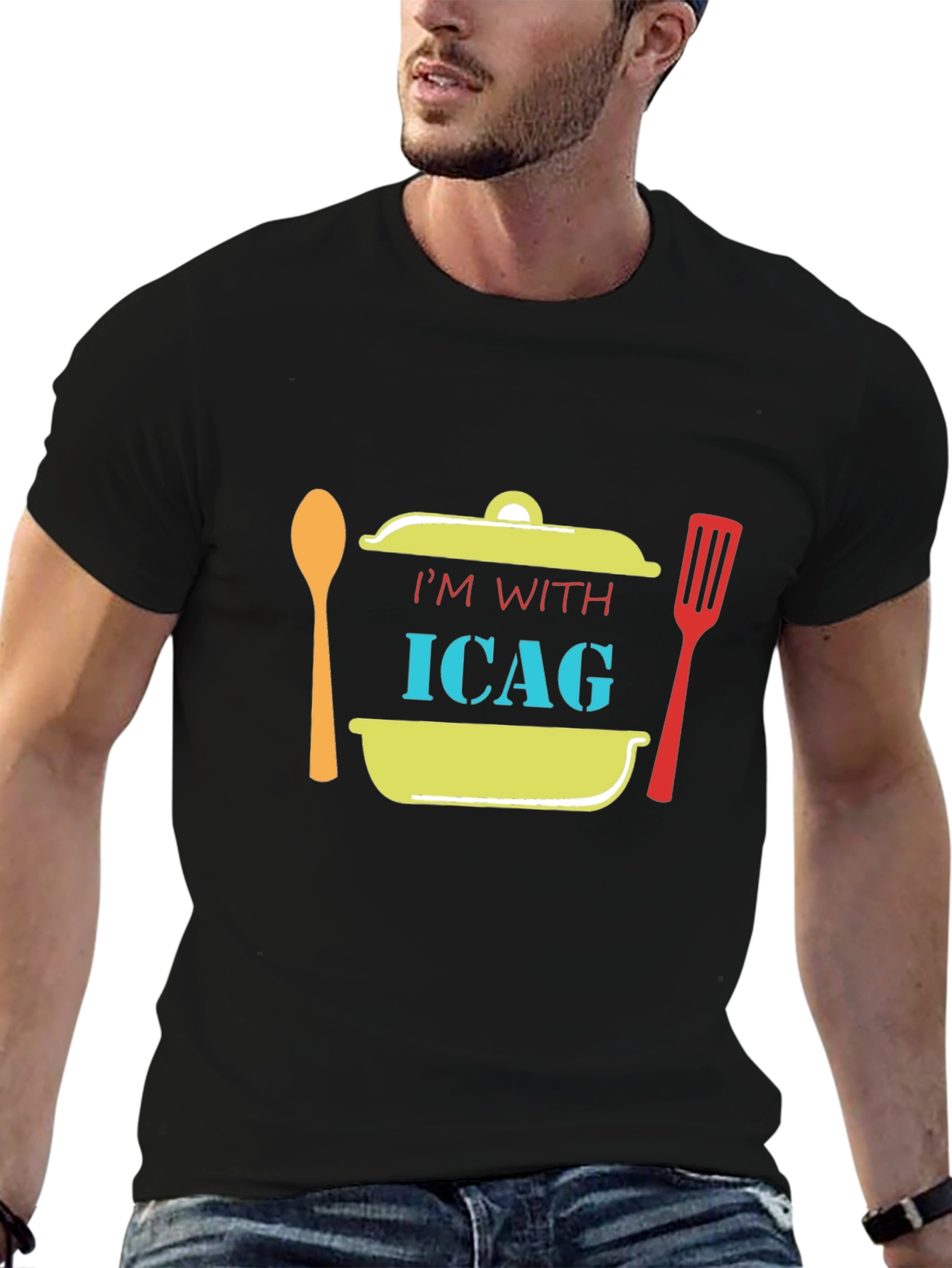 Im With ICAG Funny Cooking T-Shirt