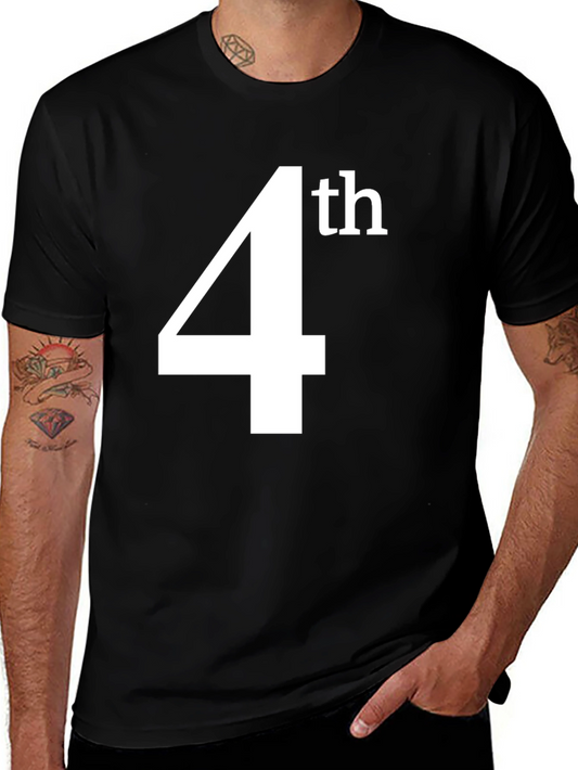 4th Graphic Tee - Patriotic Fourth of July T-Shirt