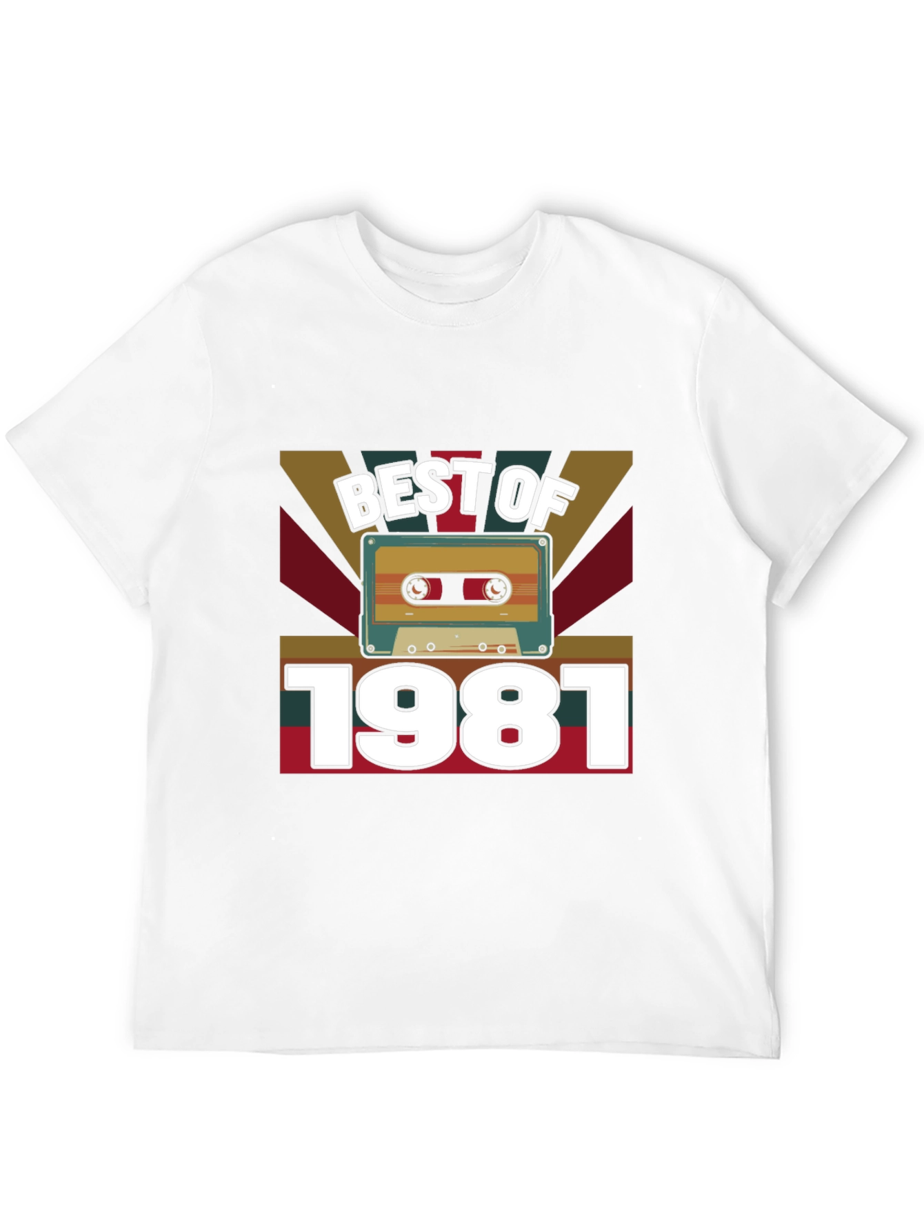 Best of 1981 Cassette Tape Graphic Tee