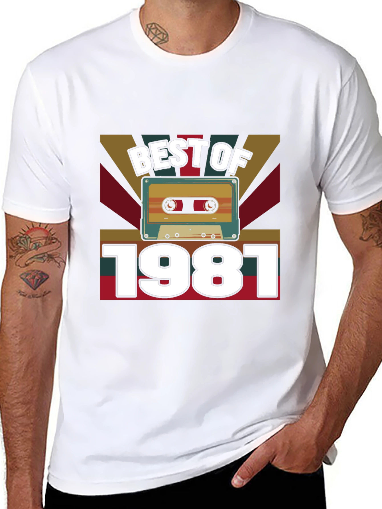 Best of 1981 Cassette Tape Graphic Tee
