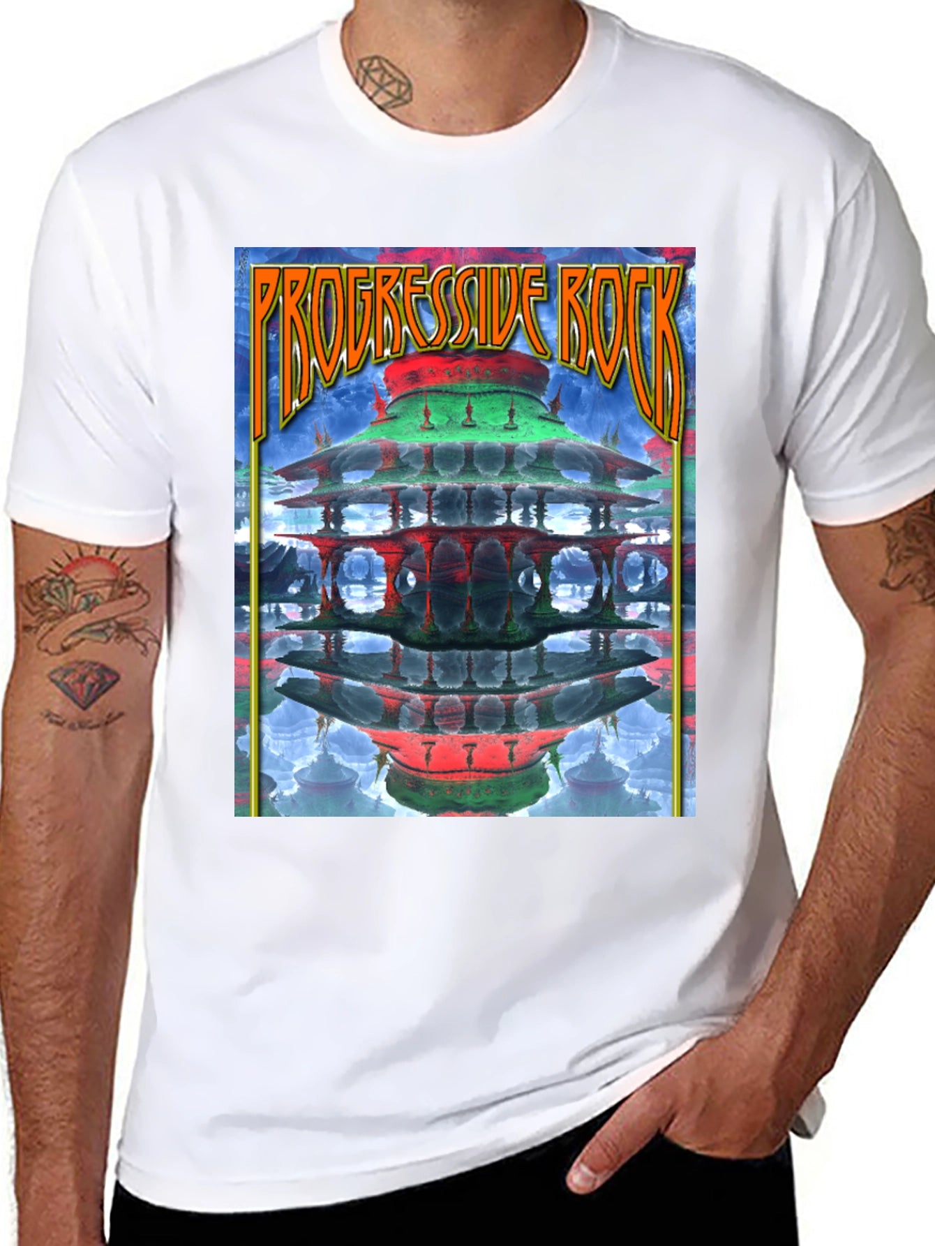 Progressive Rock Graphic T-Shirt - Unique Design Tee