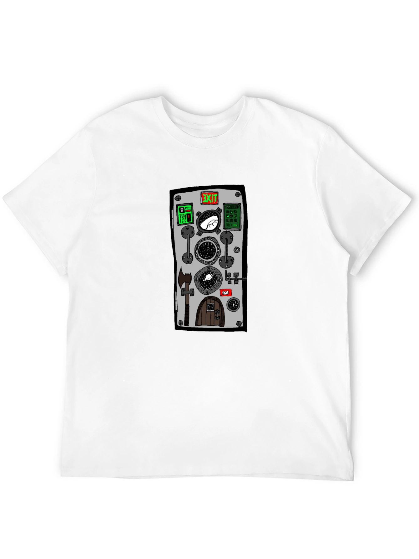Unique Portal Door Graphic T-Shirt