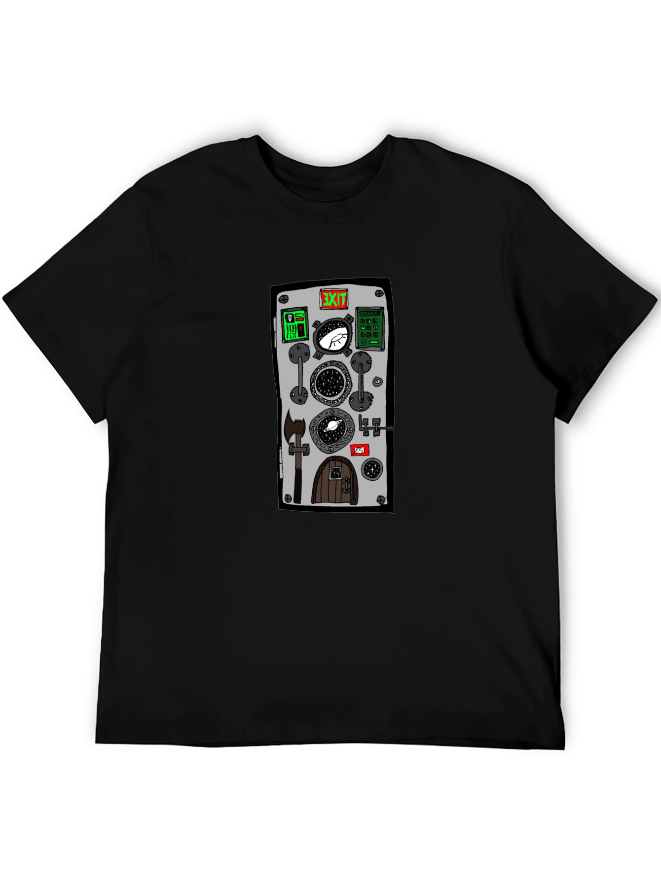 Unique Portal Door Graphic T-Shirt