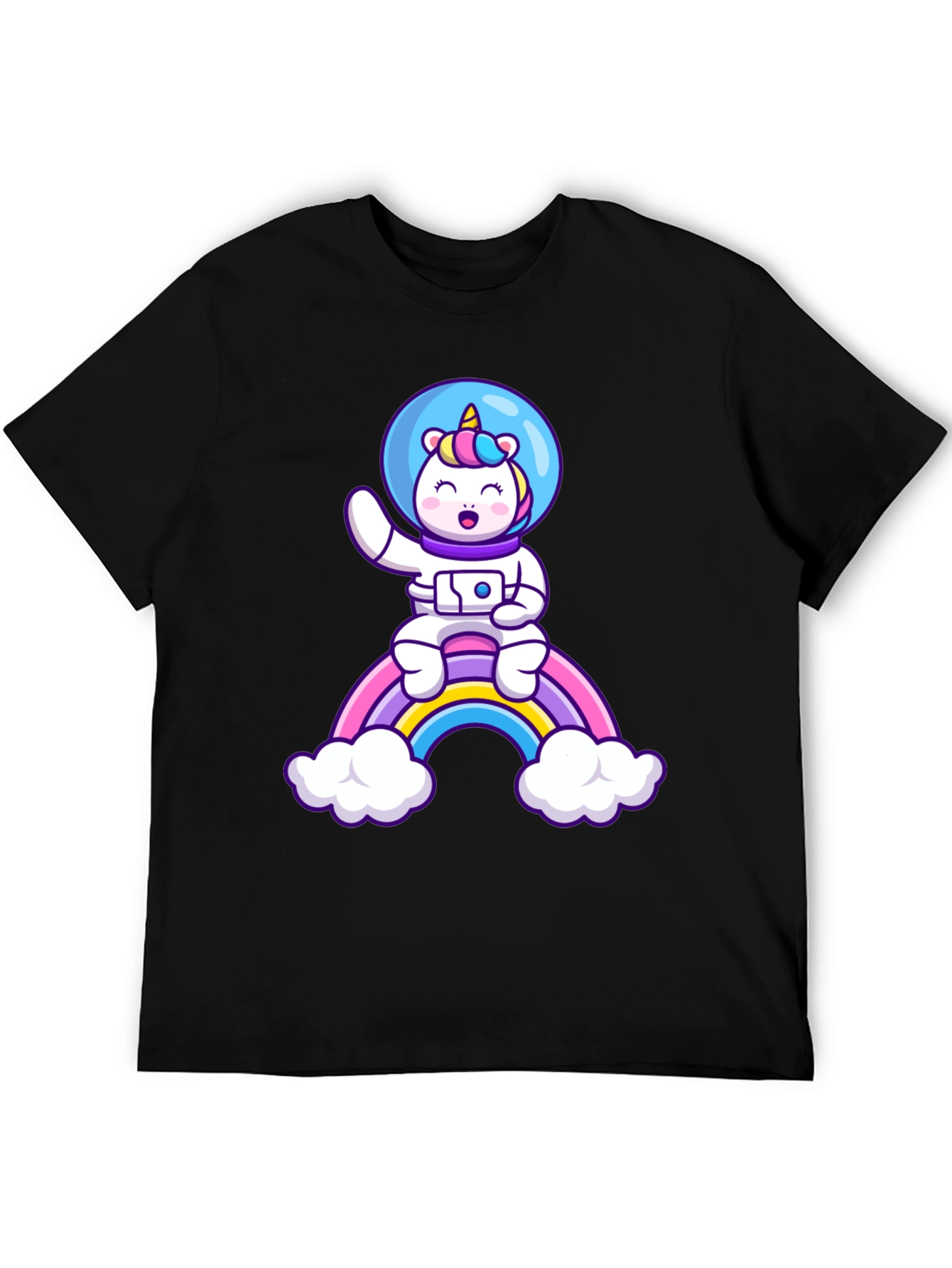 Astronaut Unicorn Rainbow T-Shirt