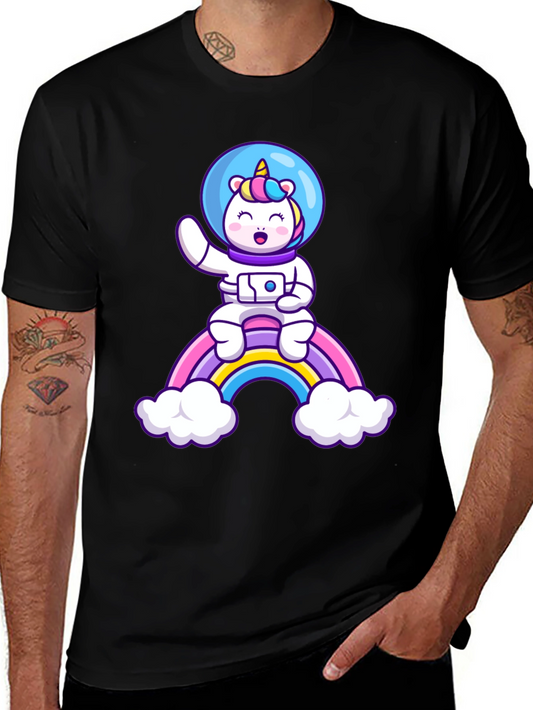 Astronaut Unicorn Rainbow T-Shirt