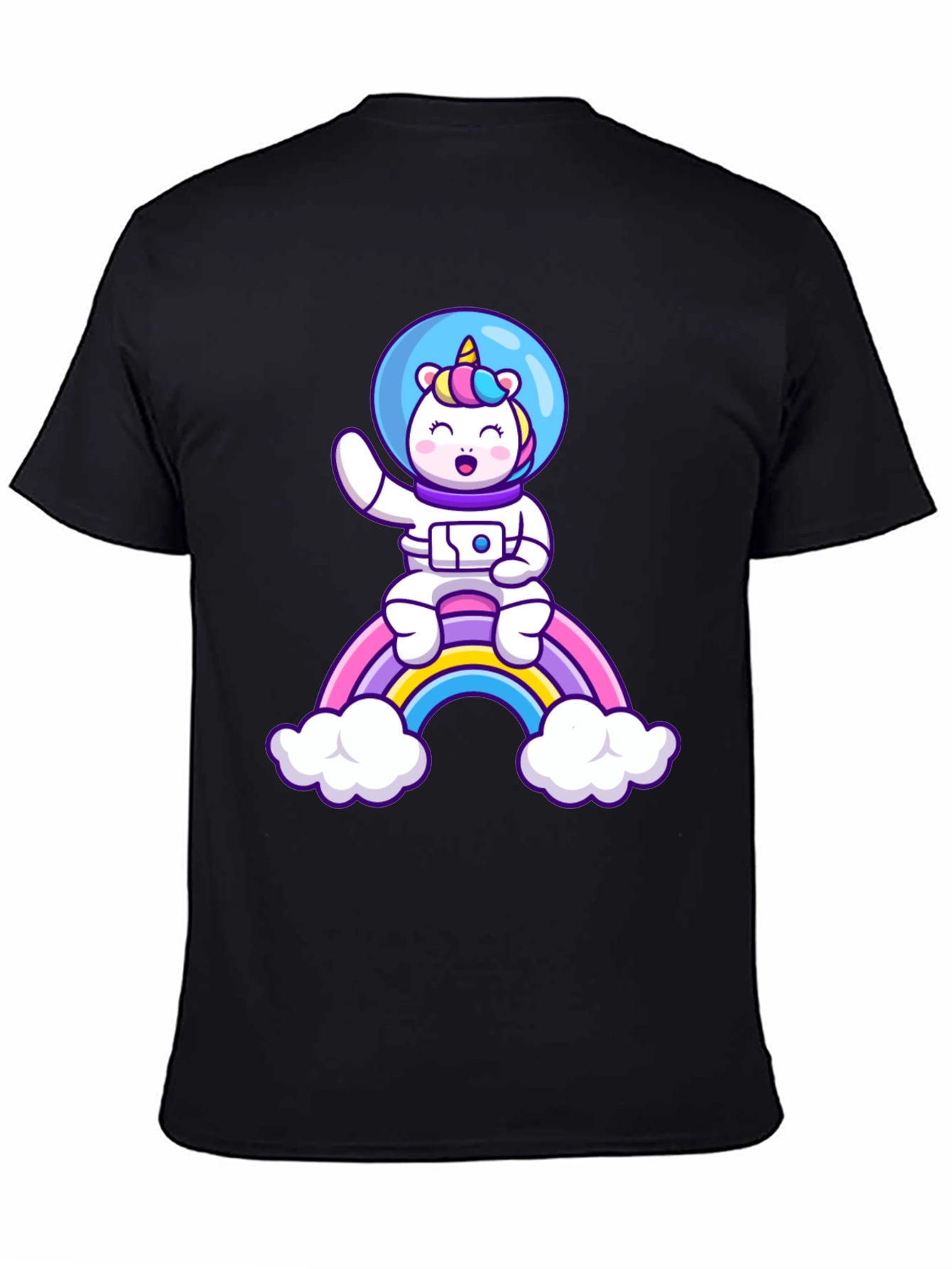 Astronaut Unicorn Rainbow T-Shirt