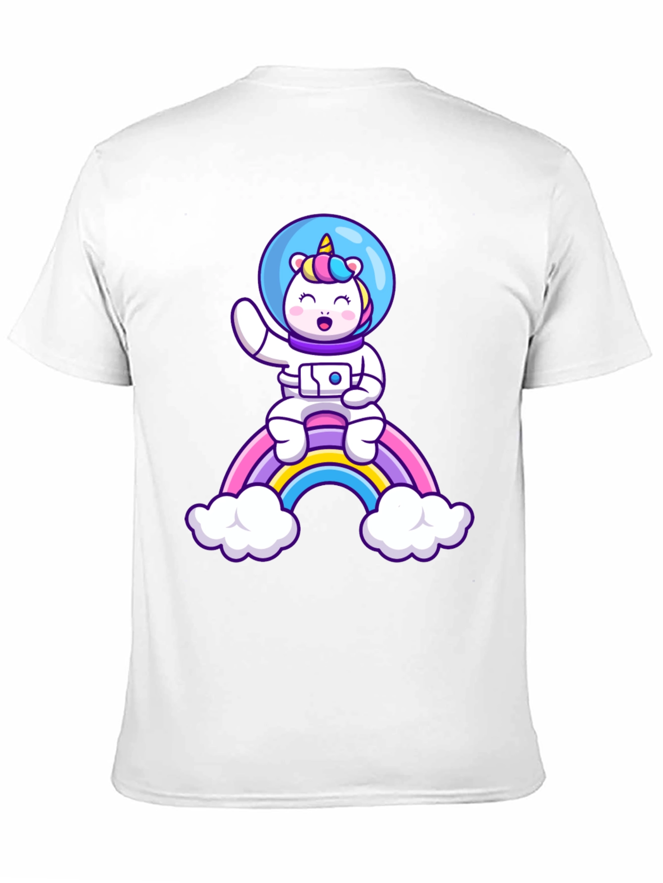 Astronaut Unicorn Rainbow T-Shirt