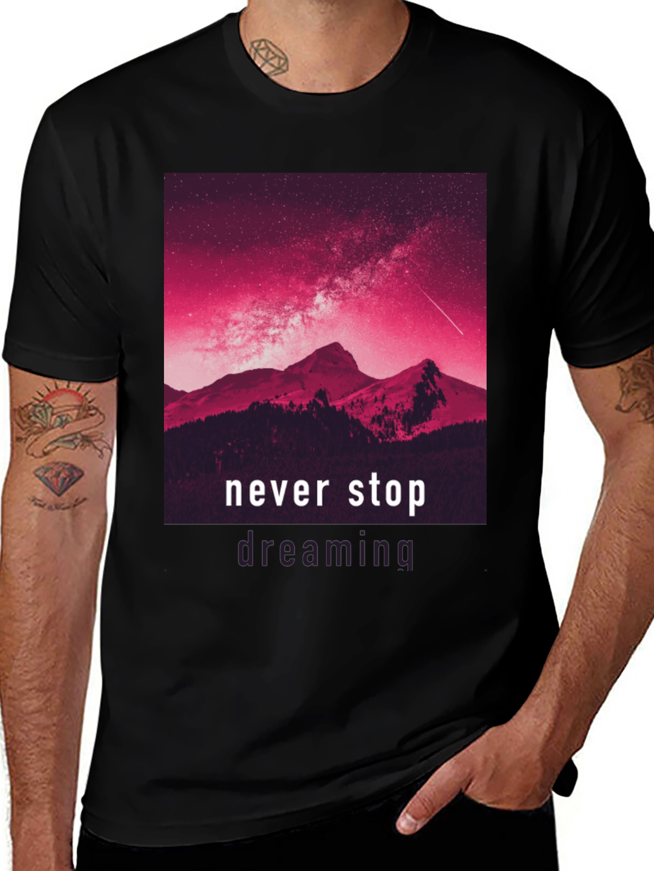 Never Stop Dreaming Graphic Tee