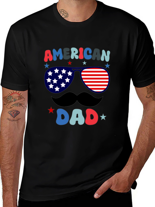 American Dad T-Shirt - Patriotic Fathers Day Tee