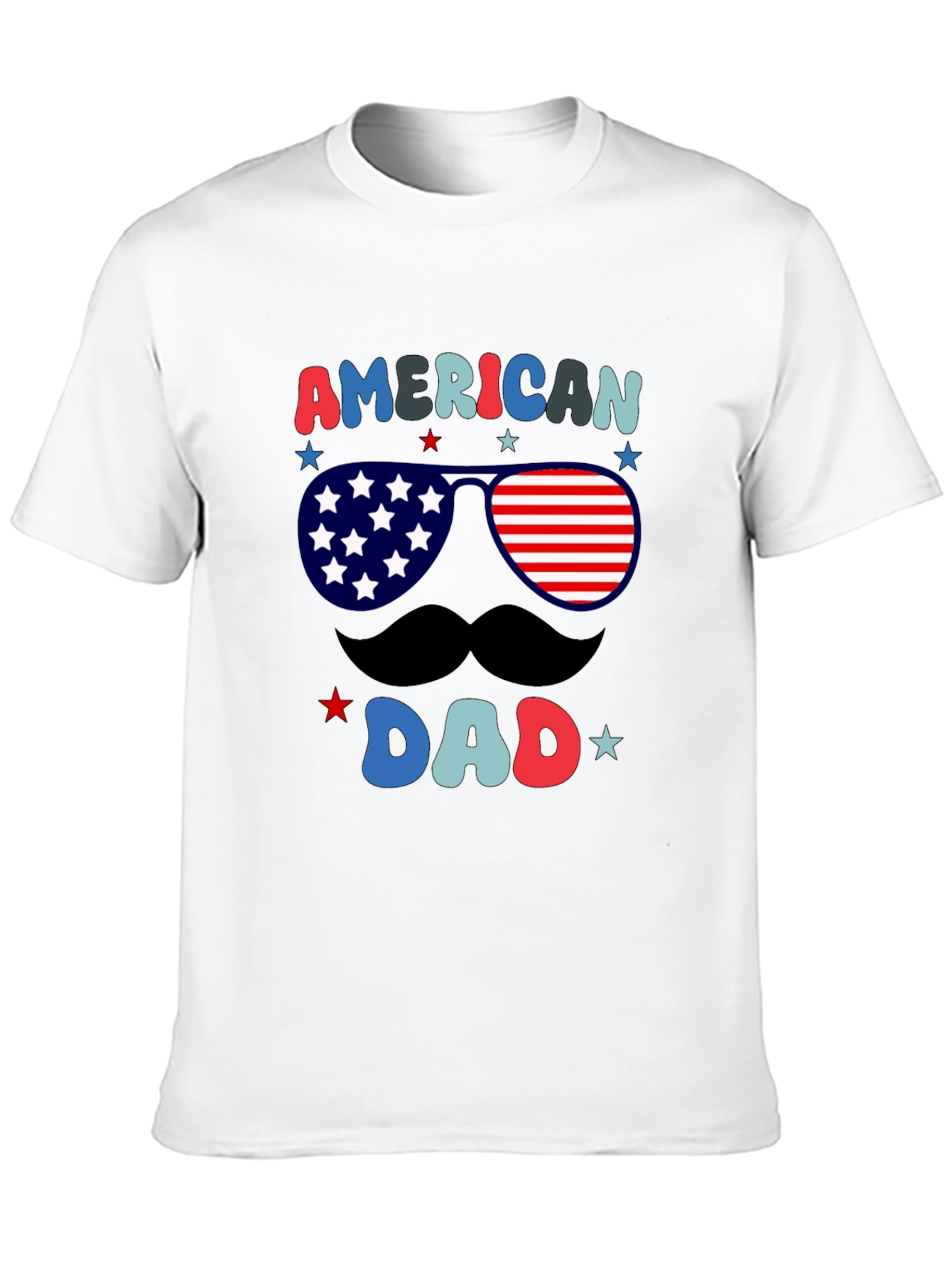 American Dad T-Shirt - Patriotic Fathers Day Tee