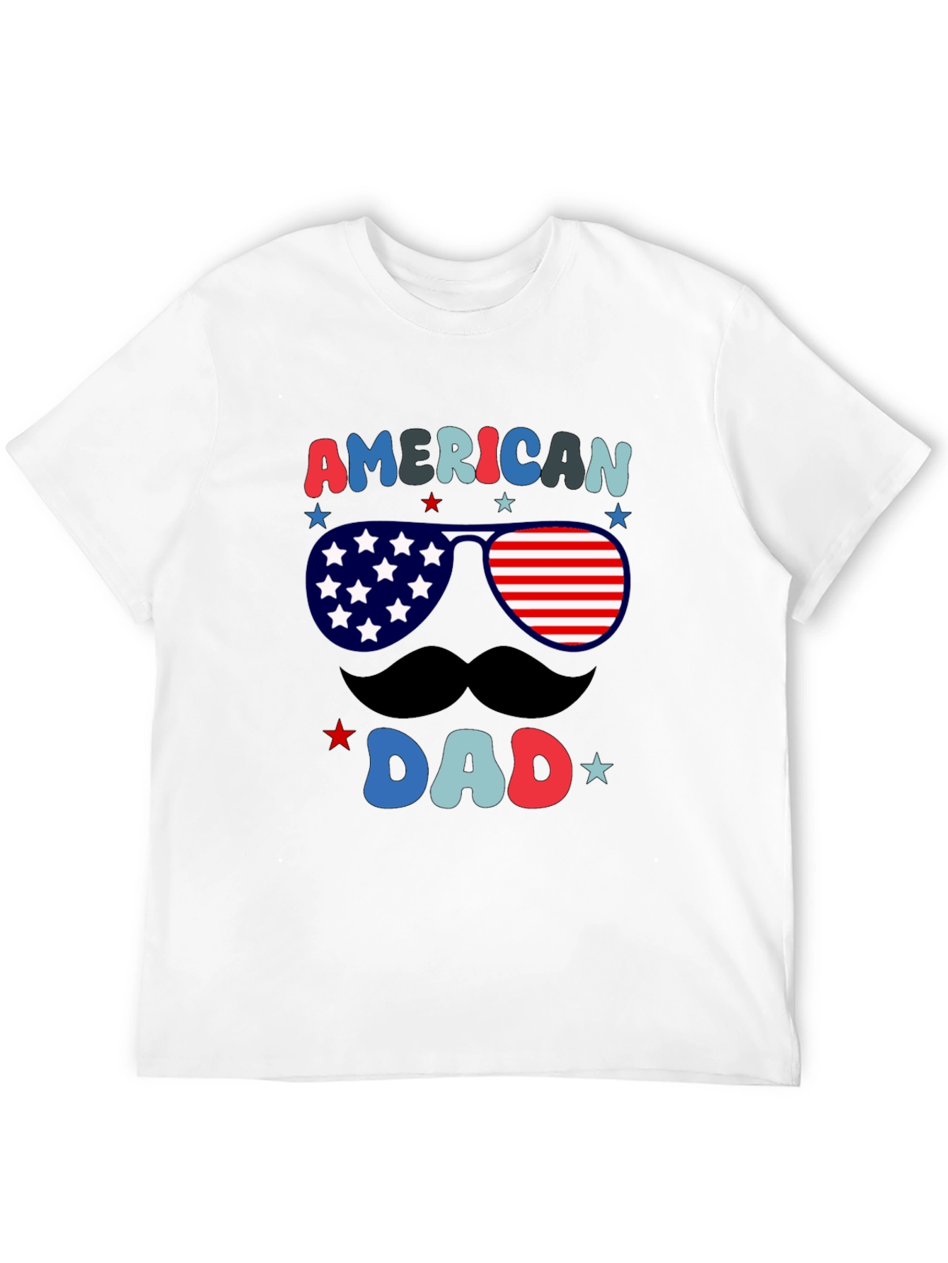American Dad T-Shirt - Patriotic Fathers Day Tee