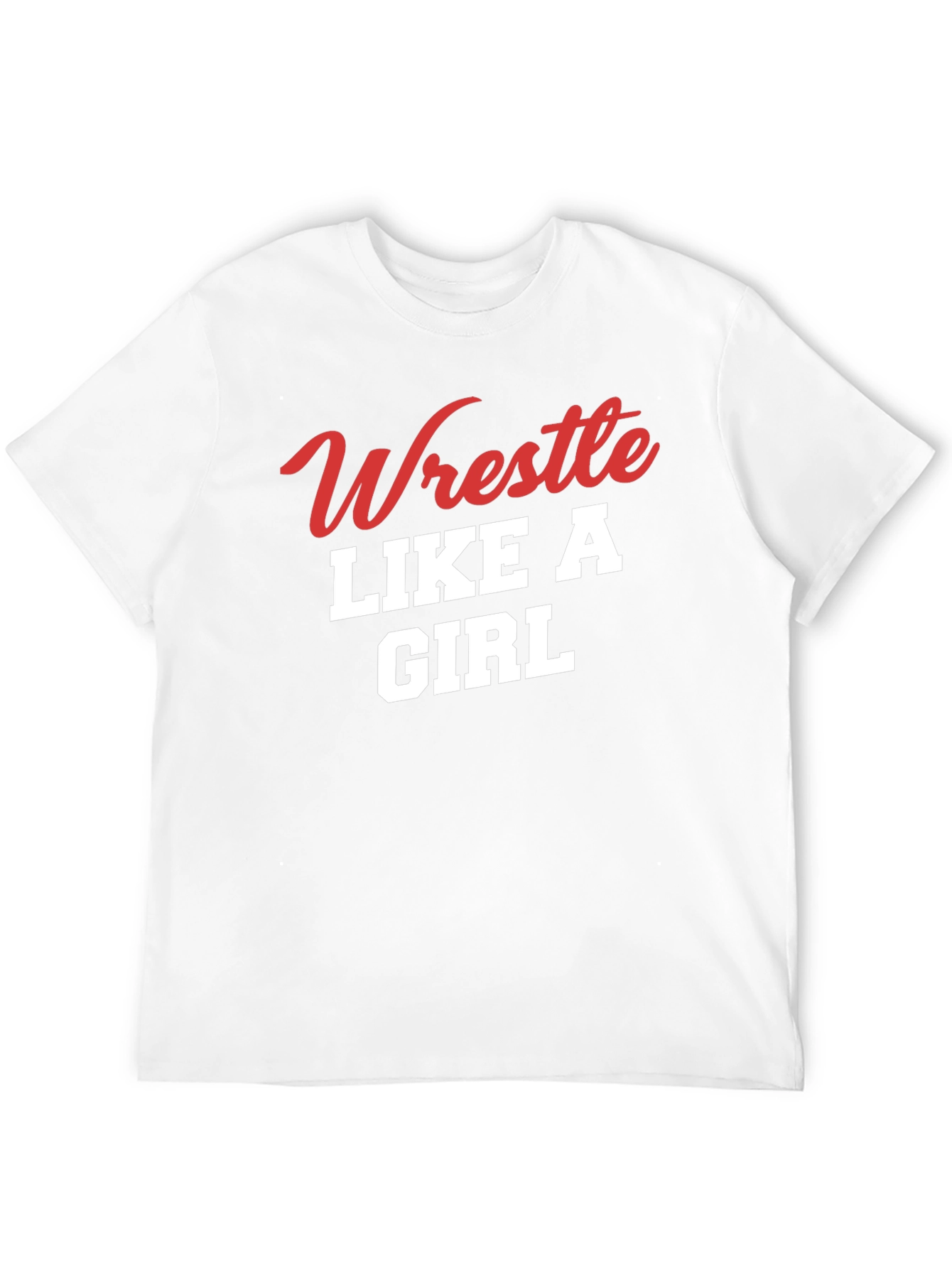 Wrestle Like a Girl T-Shirt - Black