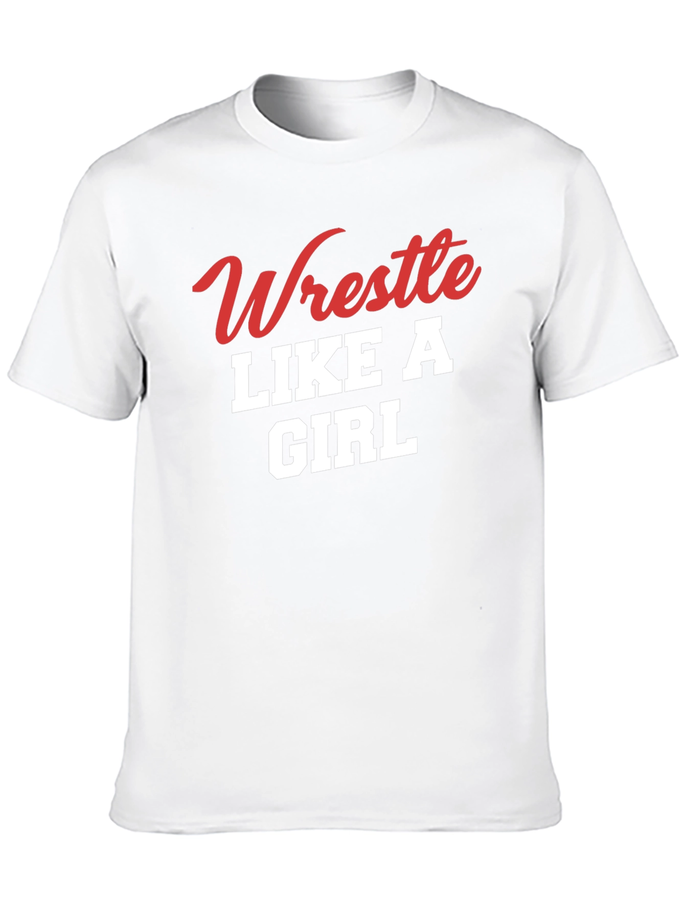 Wrestle Like a Girl T-Shirt - Black