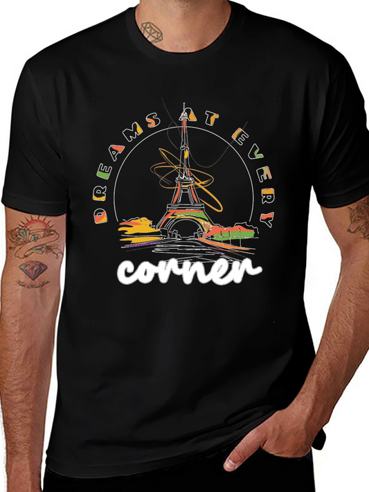 Dreams at Every Corner T-Shirt - Eiffel Tower