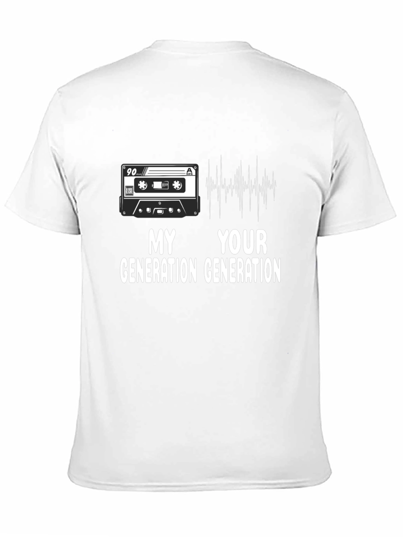My Generation Your Generation Black Graphic Tee