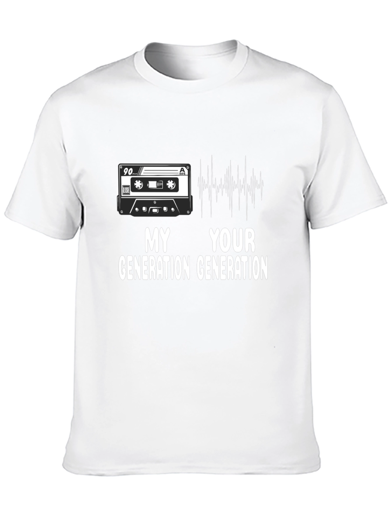 My Generation Your Generation Black Graphic Tee