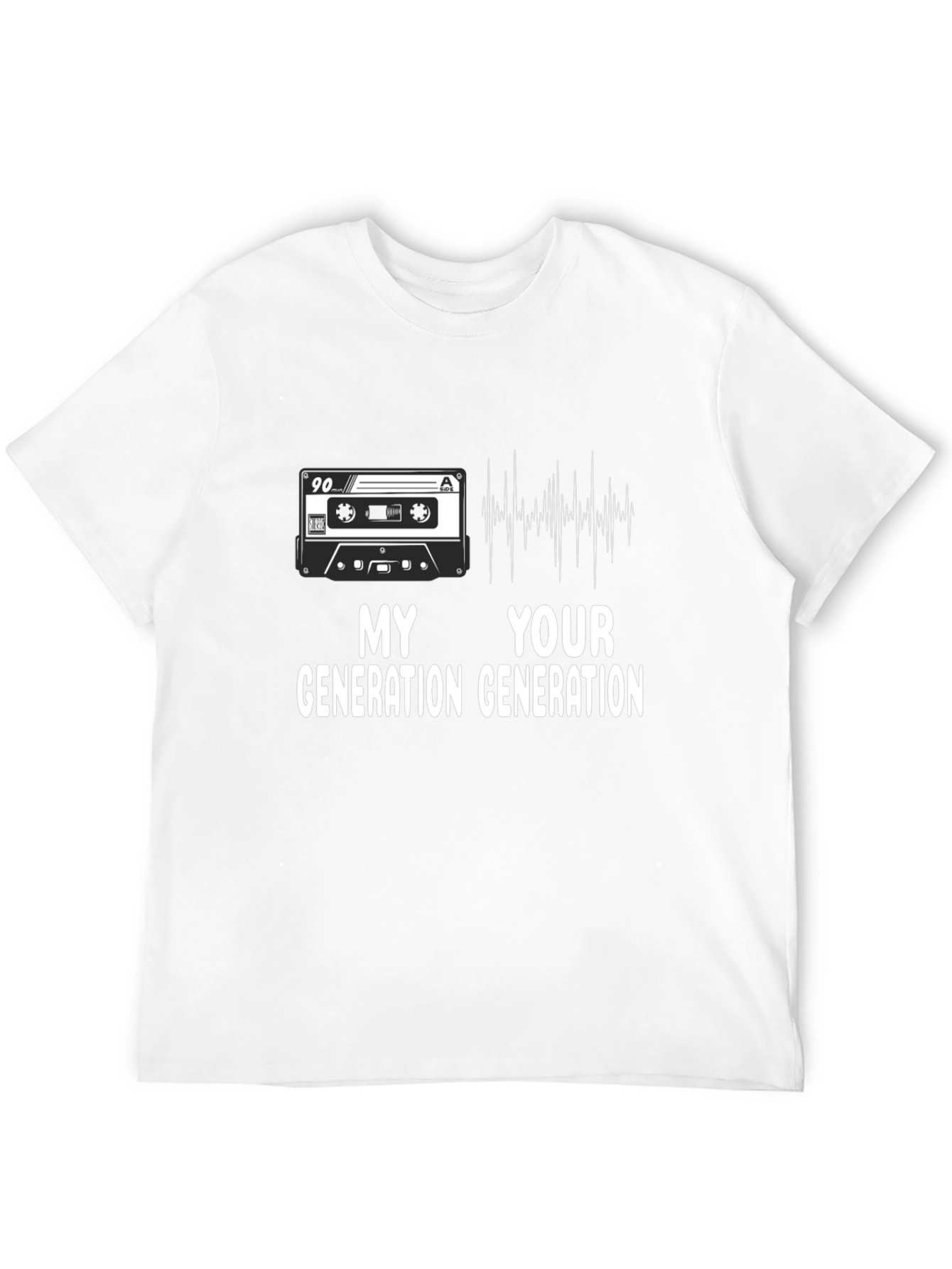 My Generation Your Generation Black Graphic Tee