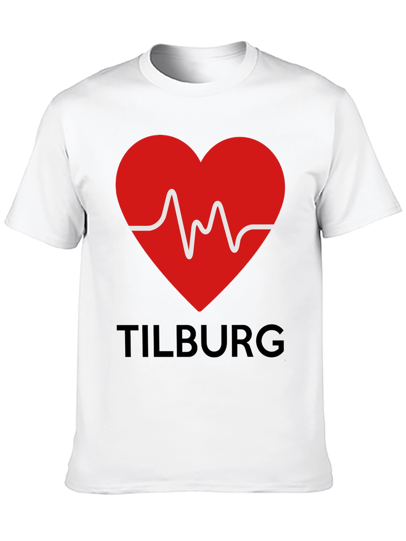 Tilburg Heartbeat Black T-Shirt