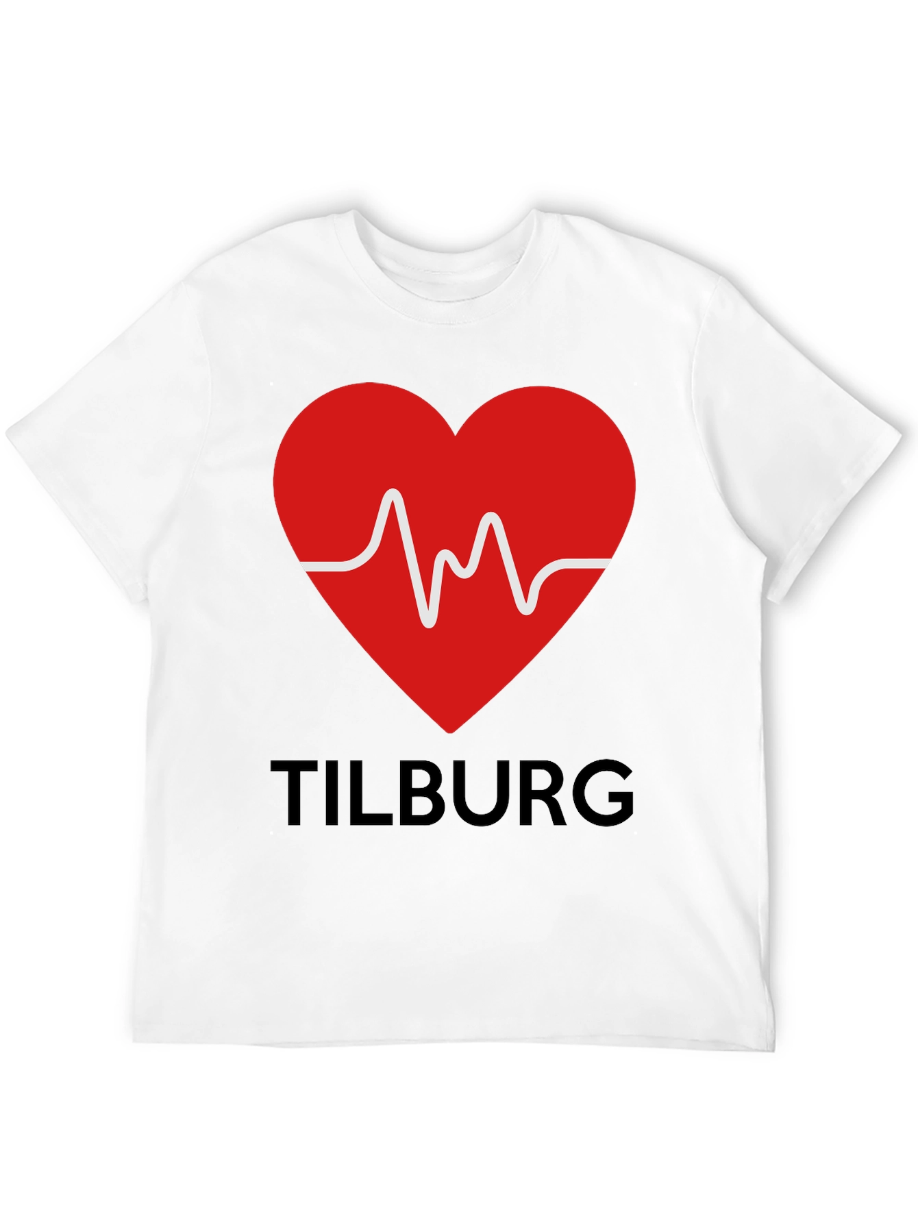 Tilburg Heartbeat Black T-Shirt