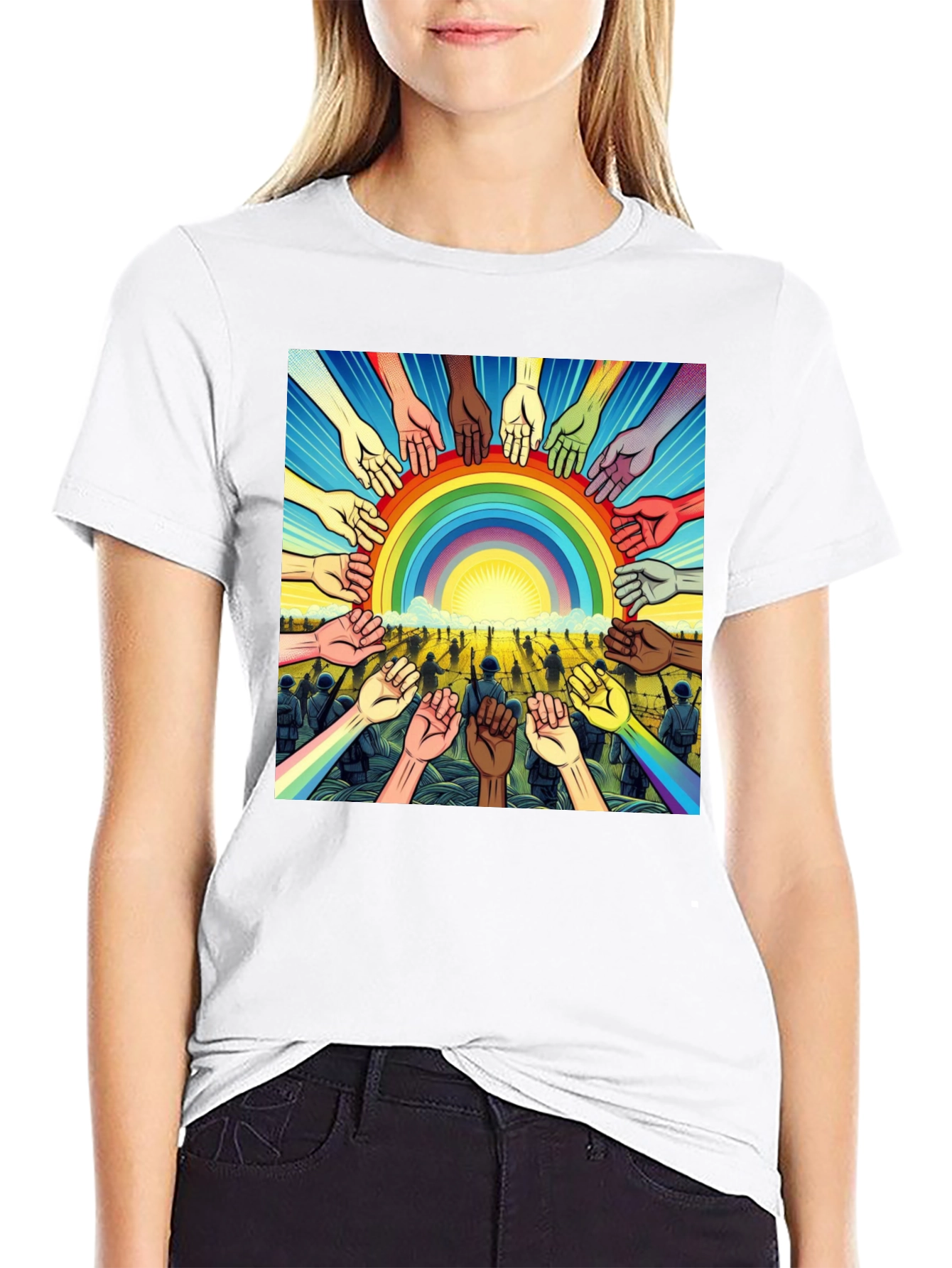 Unity Rainbow Graphic Tee