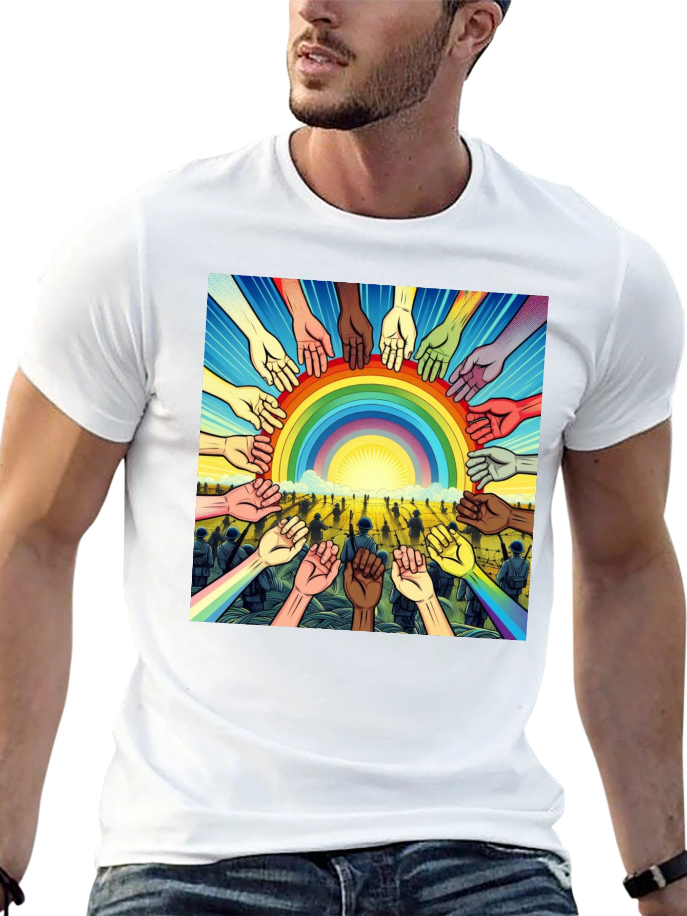 Unity Rainbow Graphic Tee