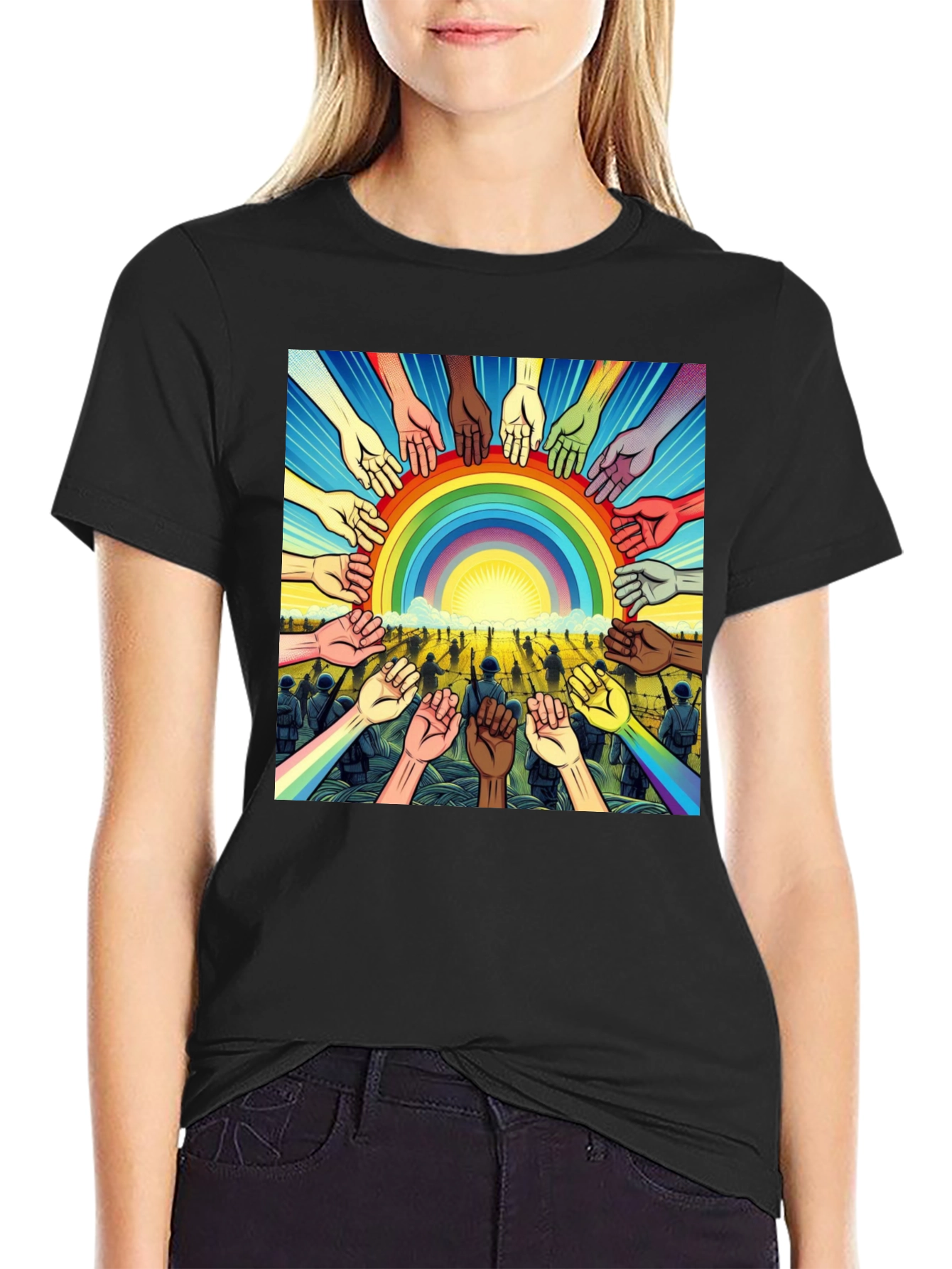 Unity Rainbow Graphic Tee