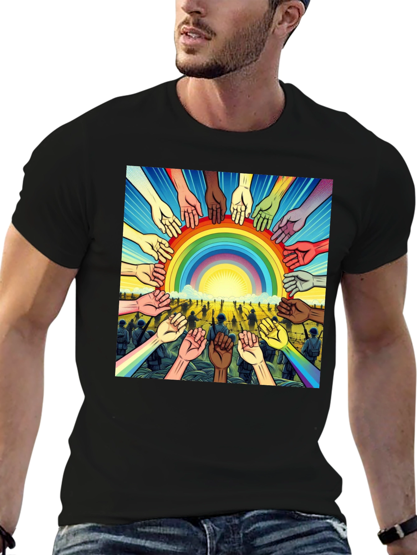 Unity Rainbow Graphic Tee