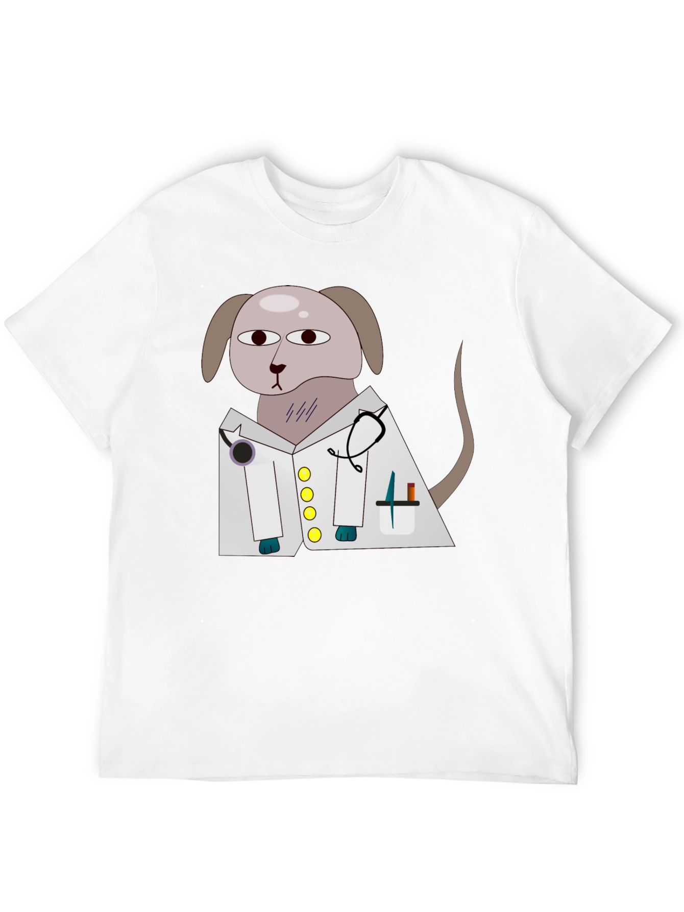 Dog Doctor T-Shirt - Cartoon Vet Design