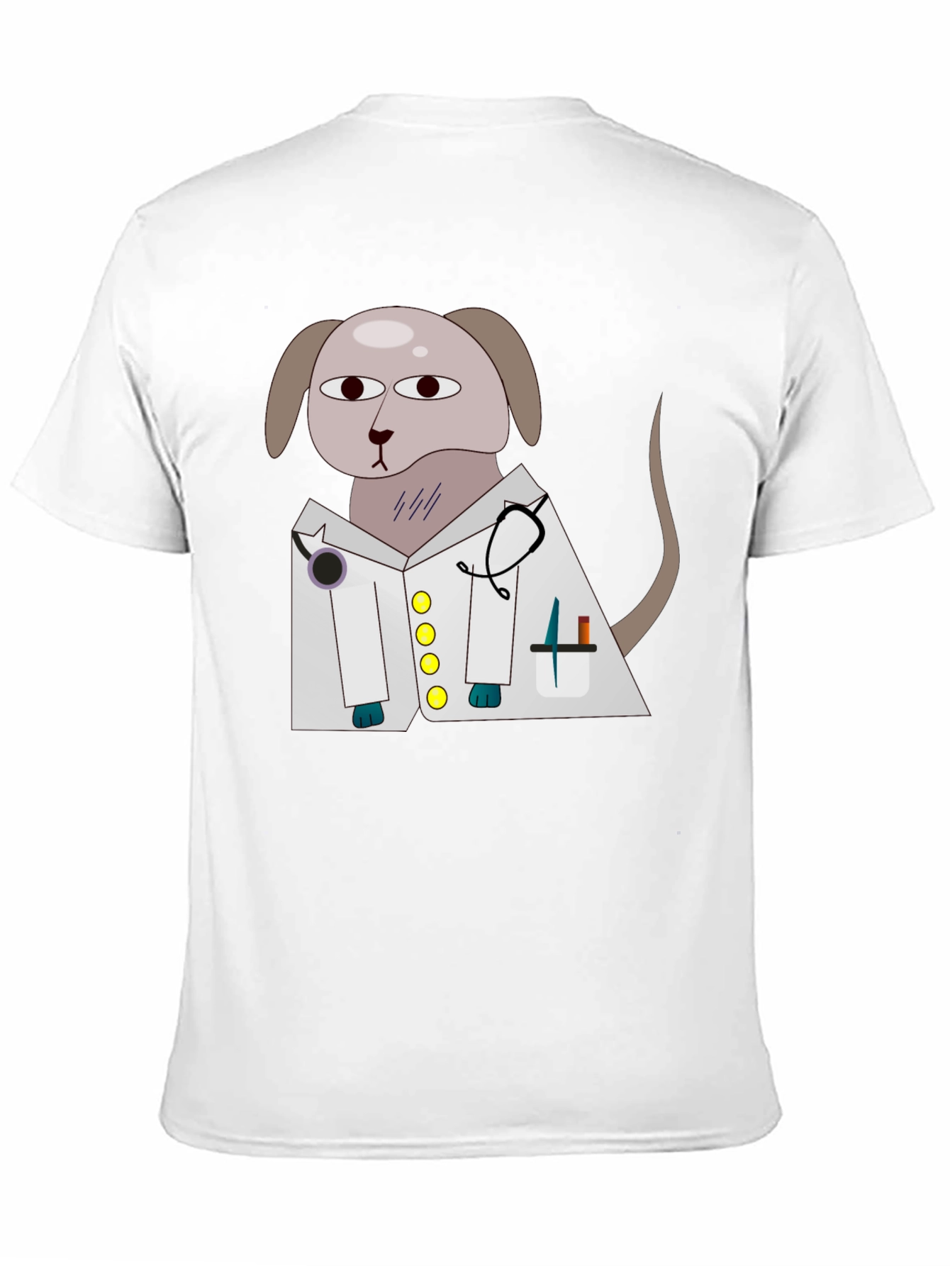 Dog Doctor T-Shirt - Cartoon Vet Design