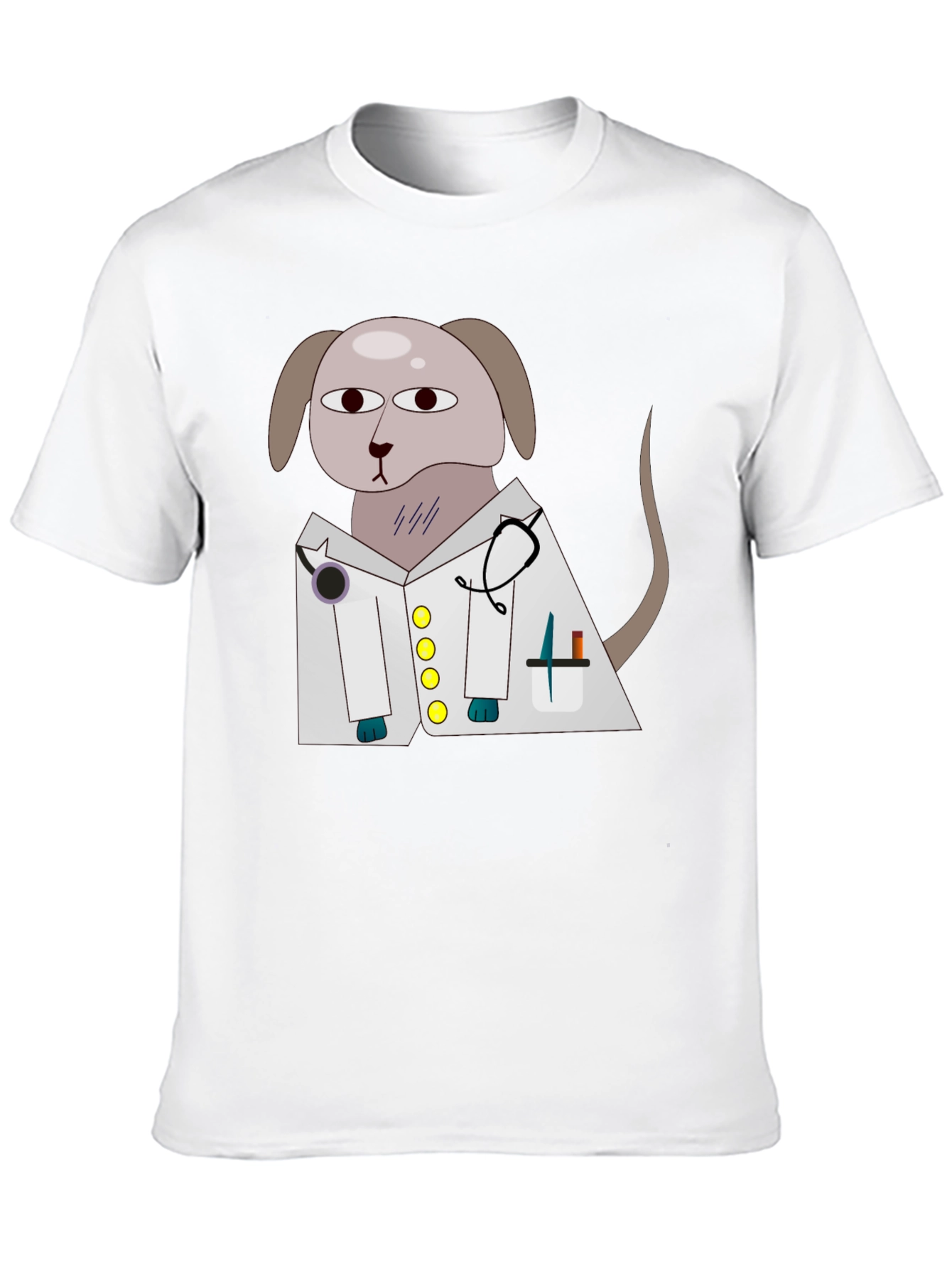 Dog Doctor T-Shirt - Cartoon Vet Design