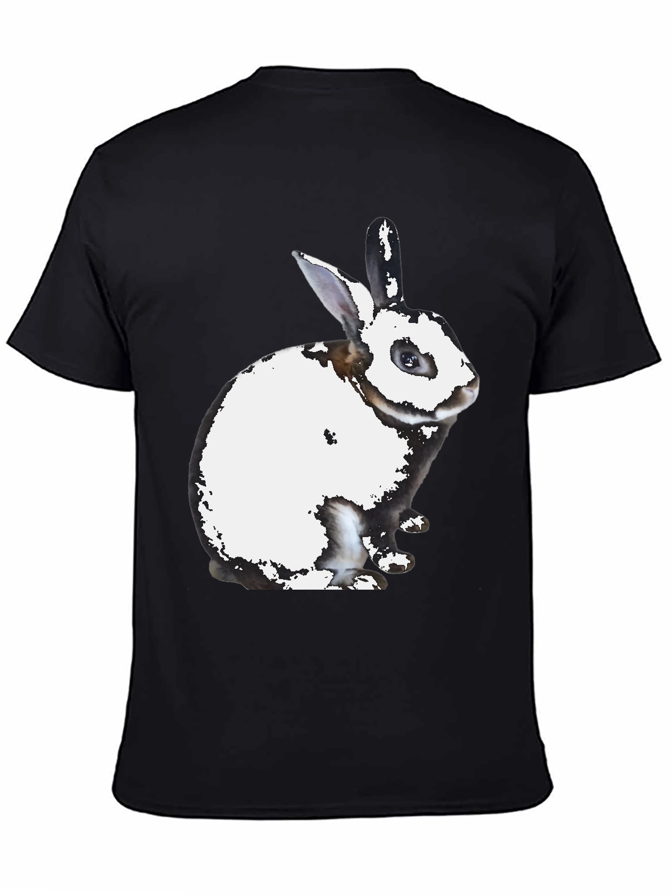 Rabbit Graphic Print Crew Neck T-Shirt