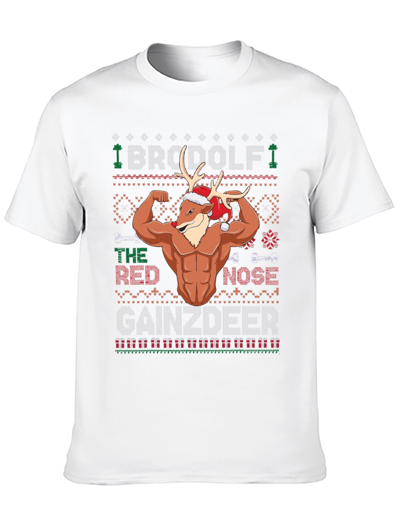 BroDolf Gainzdeer Christmas T-Shirt
