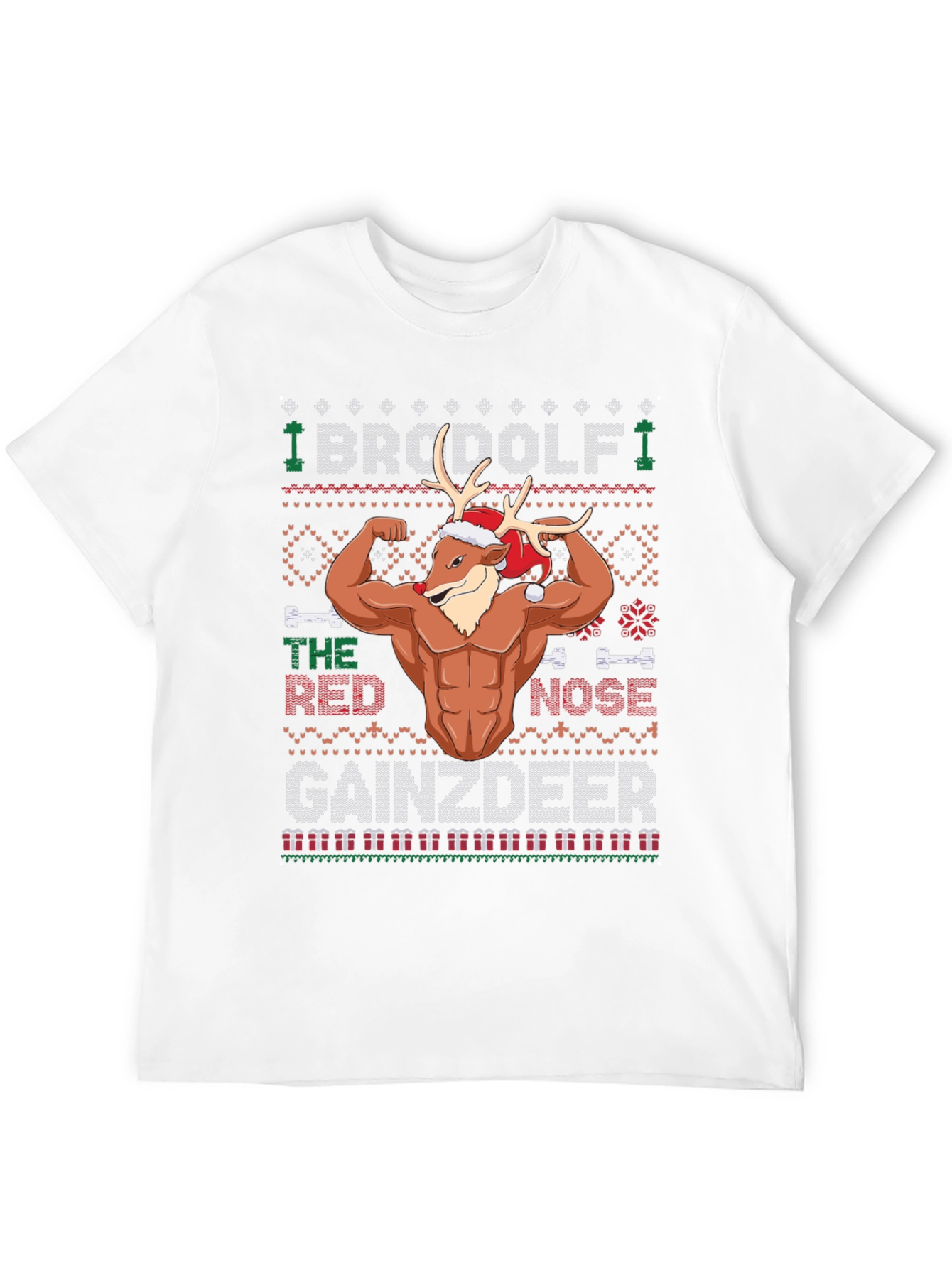 BroDolf Gainzdeer Christmas T-Shirt