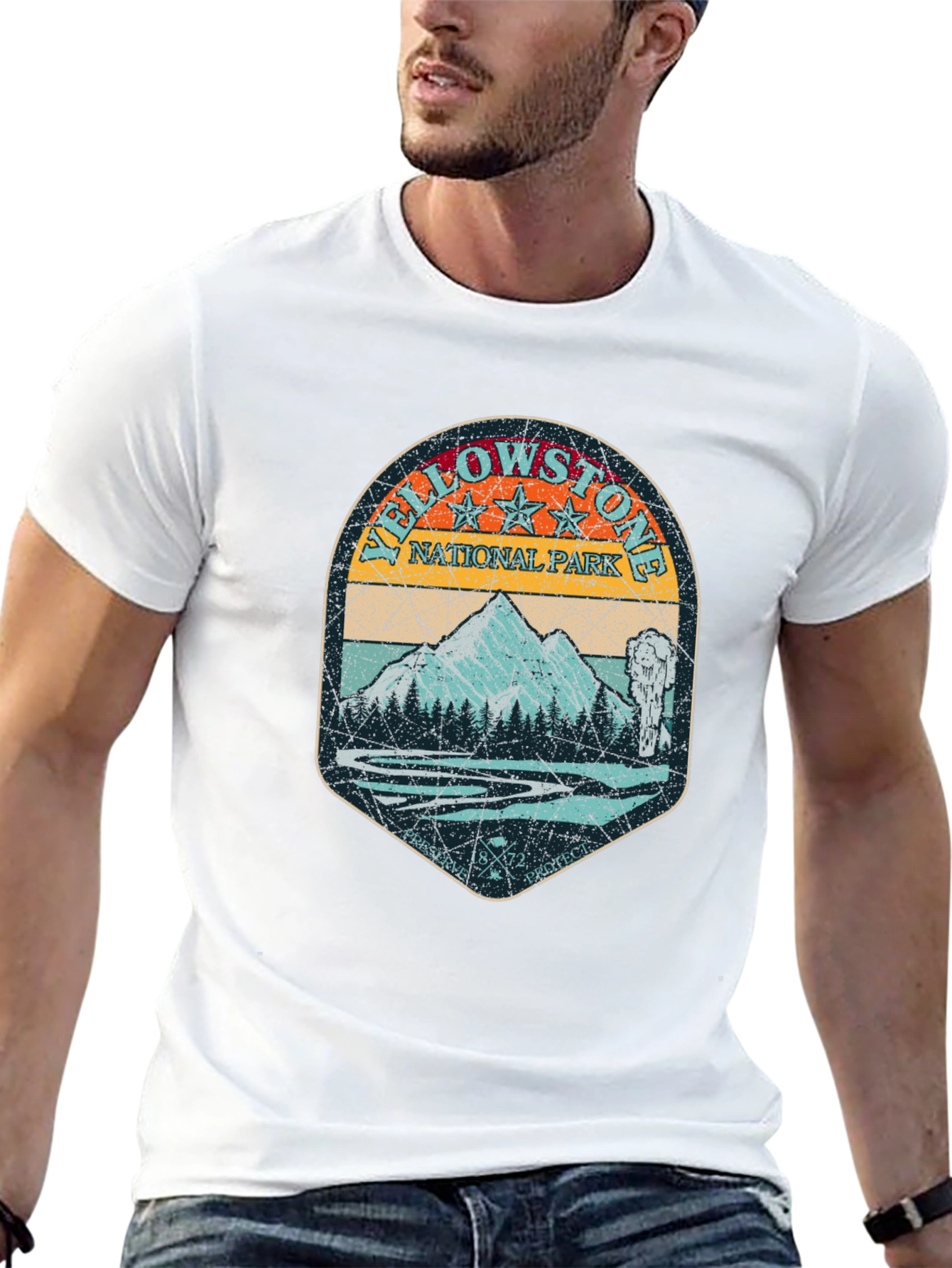 Yellowstone National Park Graphic T-Shirt