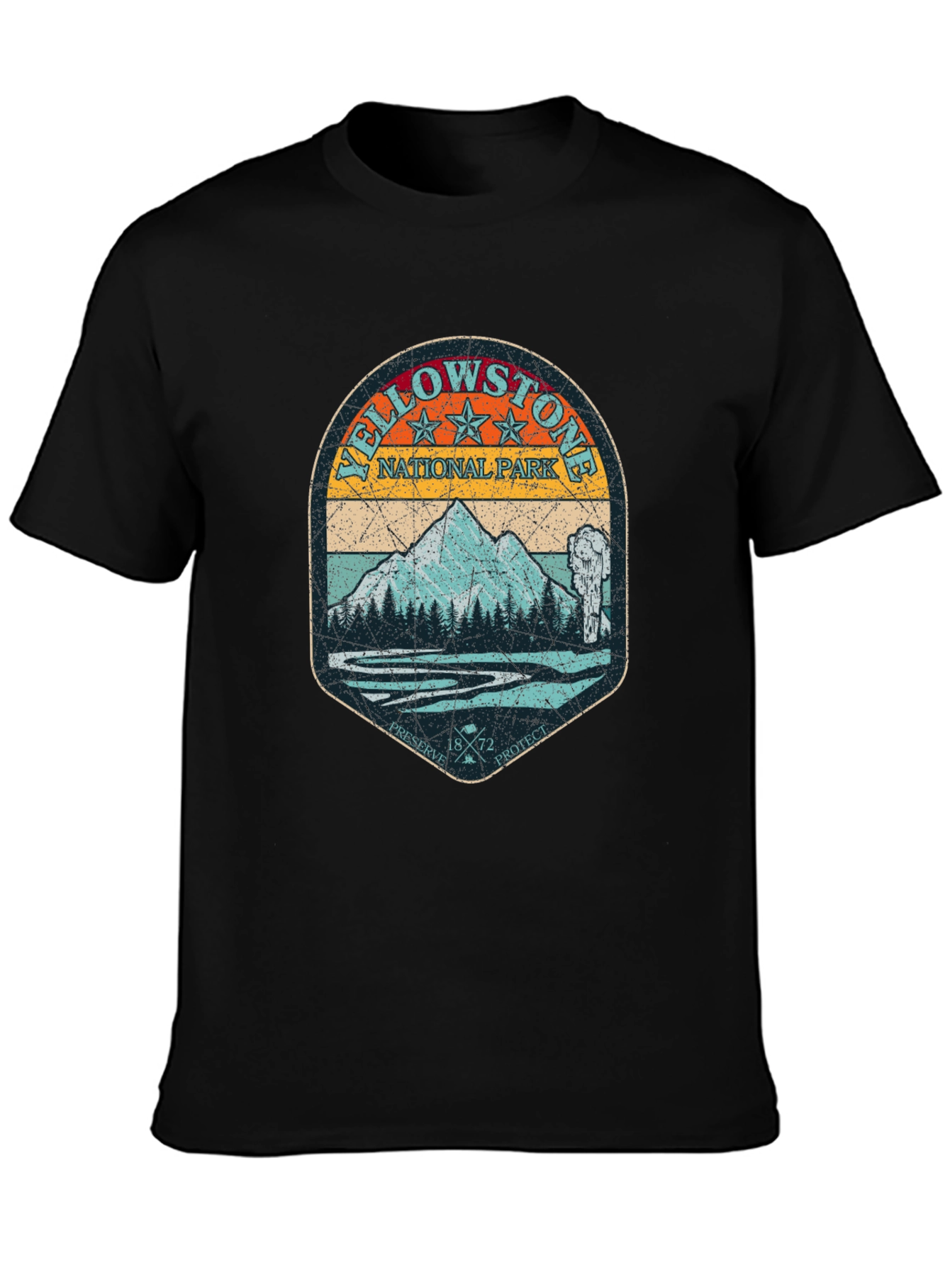Yellowstone National Park Graphic T-Shirt