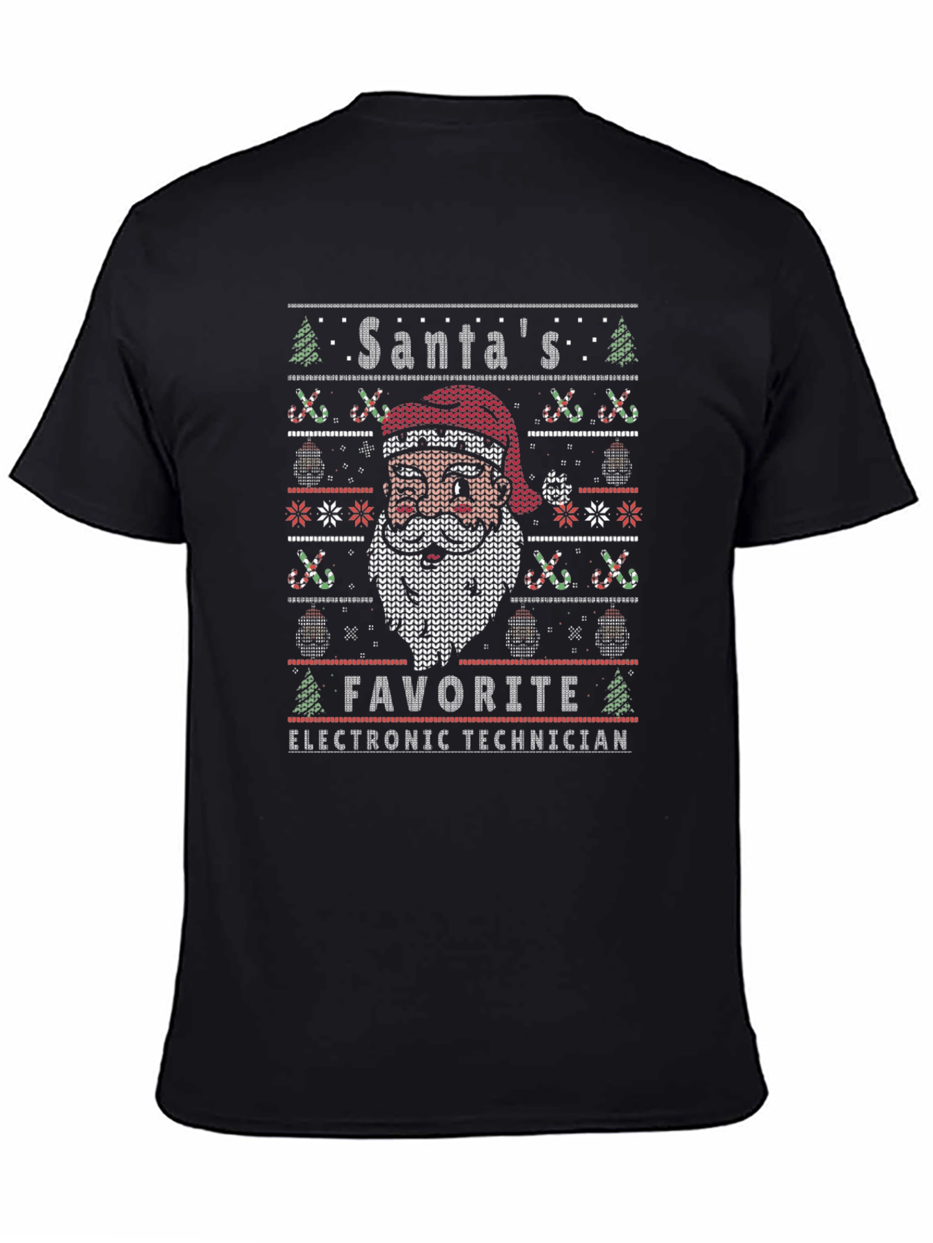 Santas Favorite Electronic Technician Ugly Sweater T-Shirt