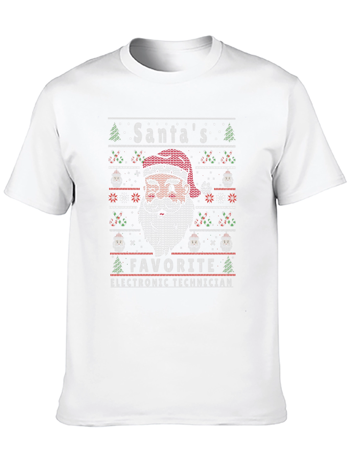 Santas Favorite Electronic Technician Ugly Sweater T-Shirt