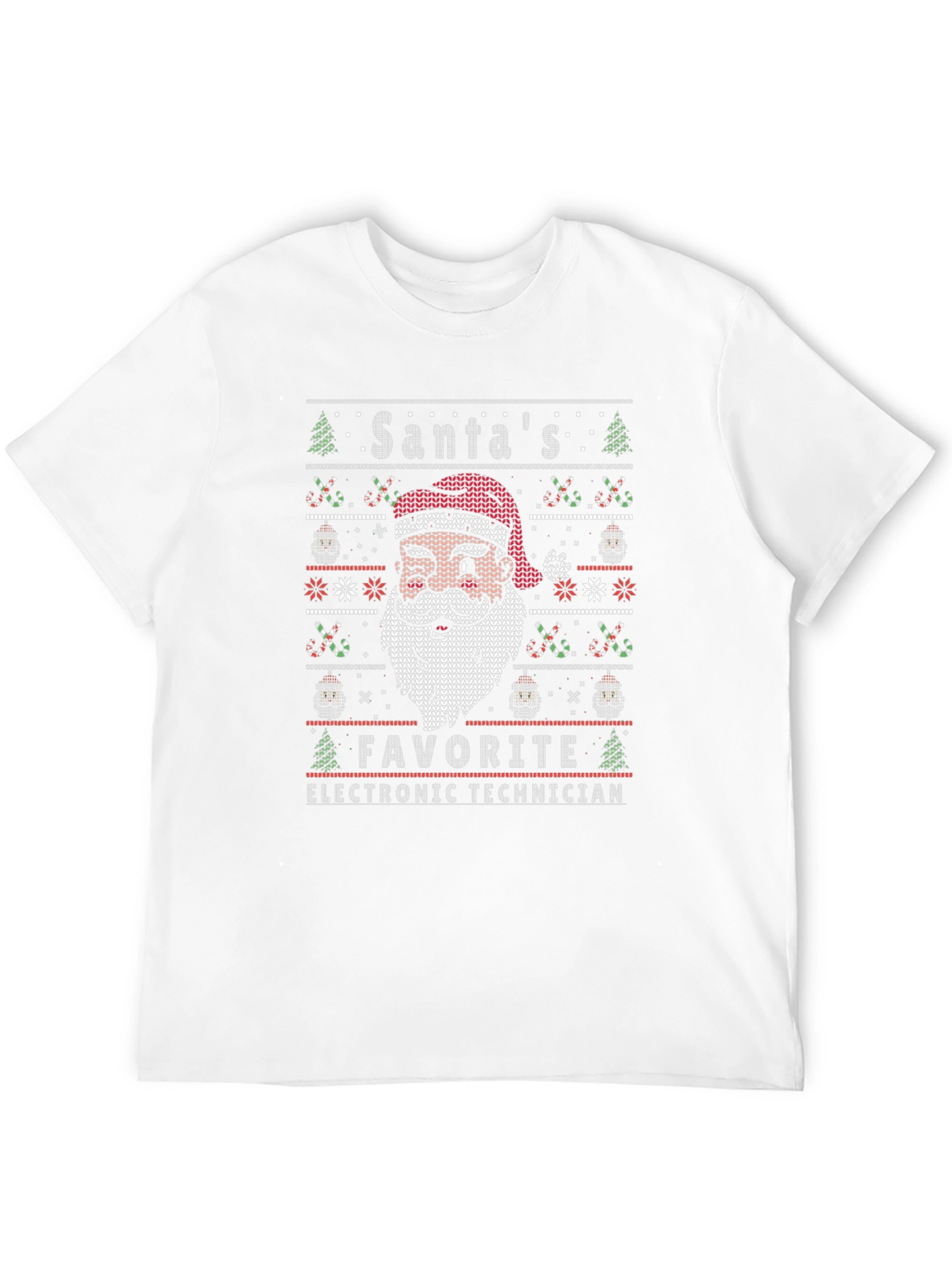 Santas Favorite Electronic Technician Ugly Sweater T-Shirt