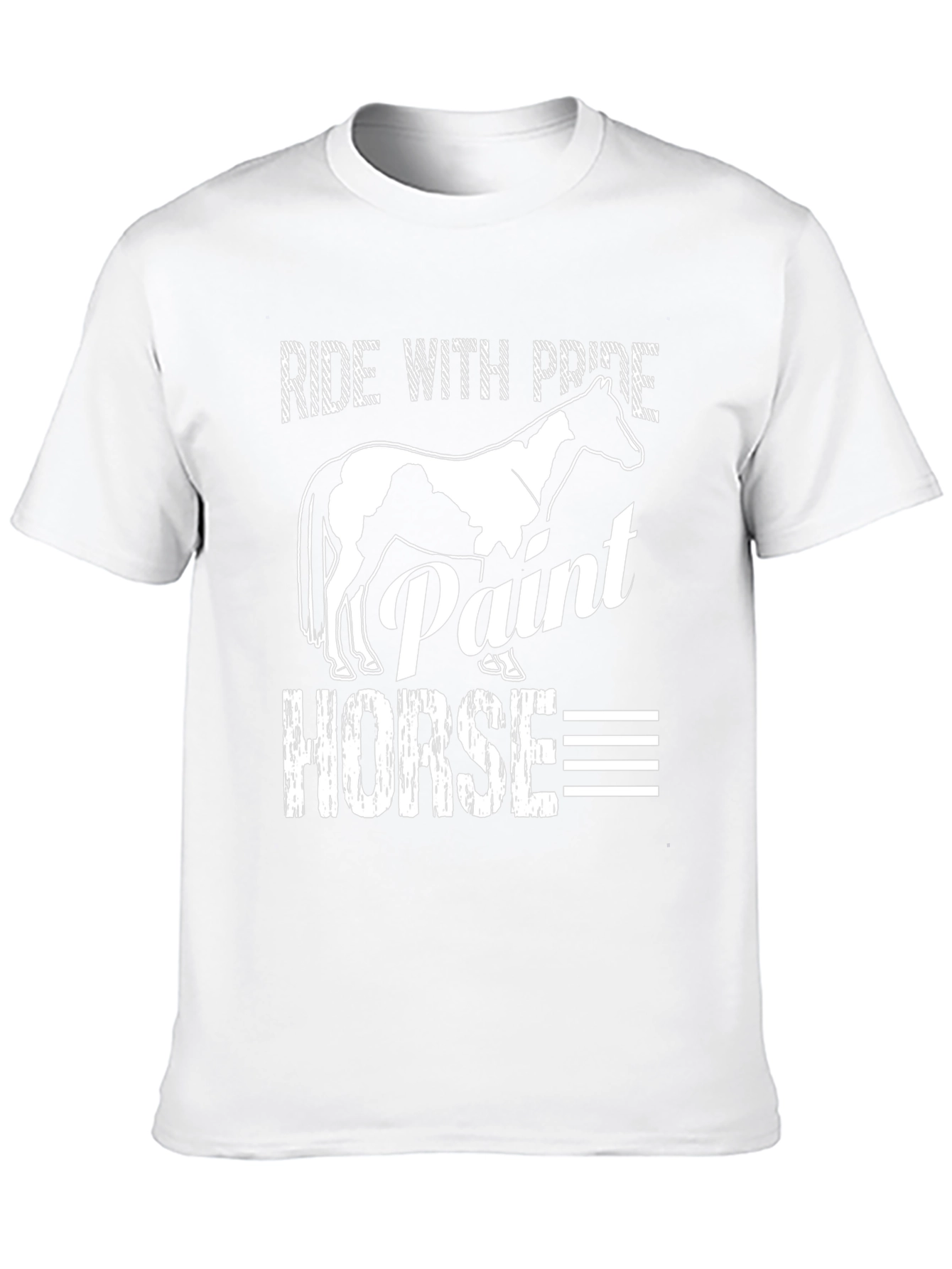 Ride with Pride Paint Horse Graphic Tee