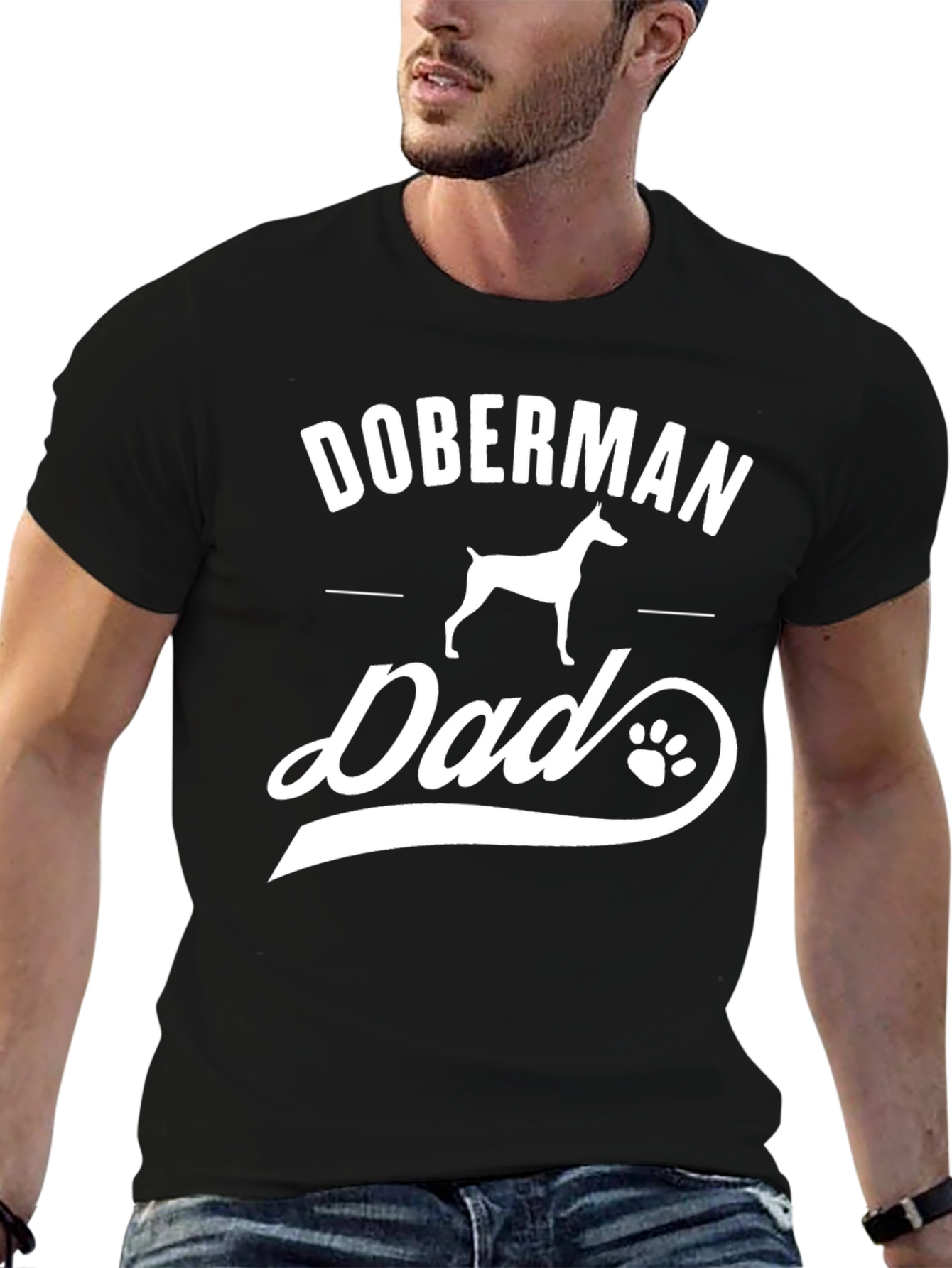 Doberman Dad T-Shirt: Dog Lover Apparel