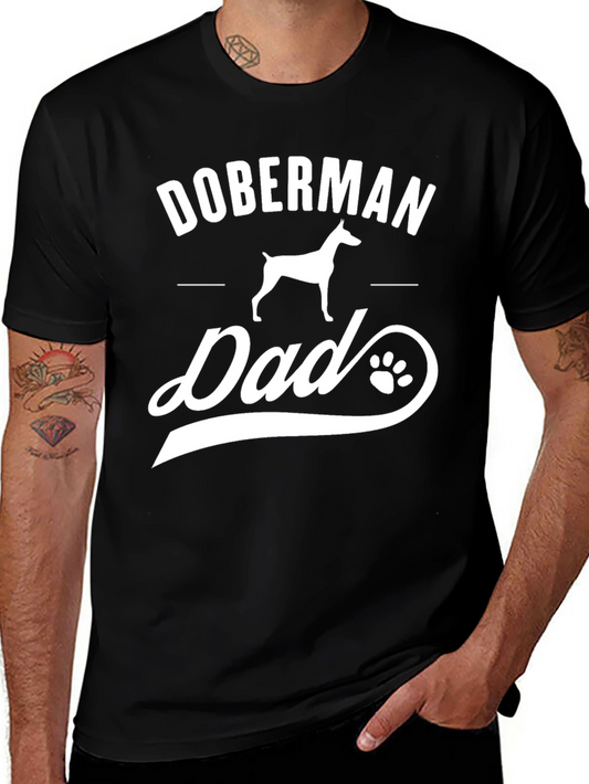 Doberman Dad T-Shirt: Dog Lover Apparel