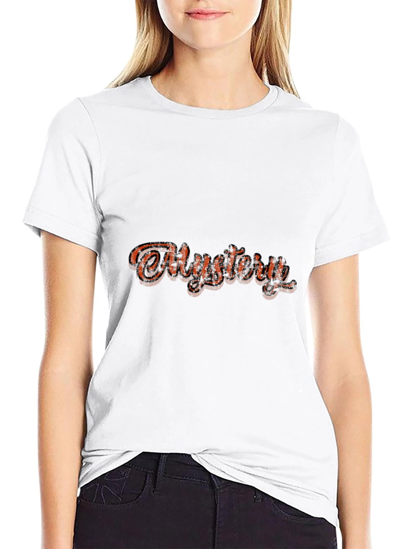 Mystery Graphic Tee - Retro Style Mens T-Shirt