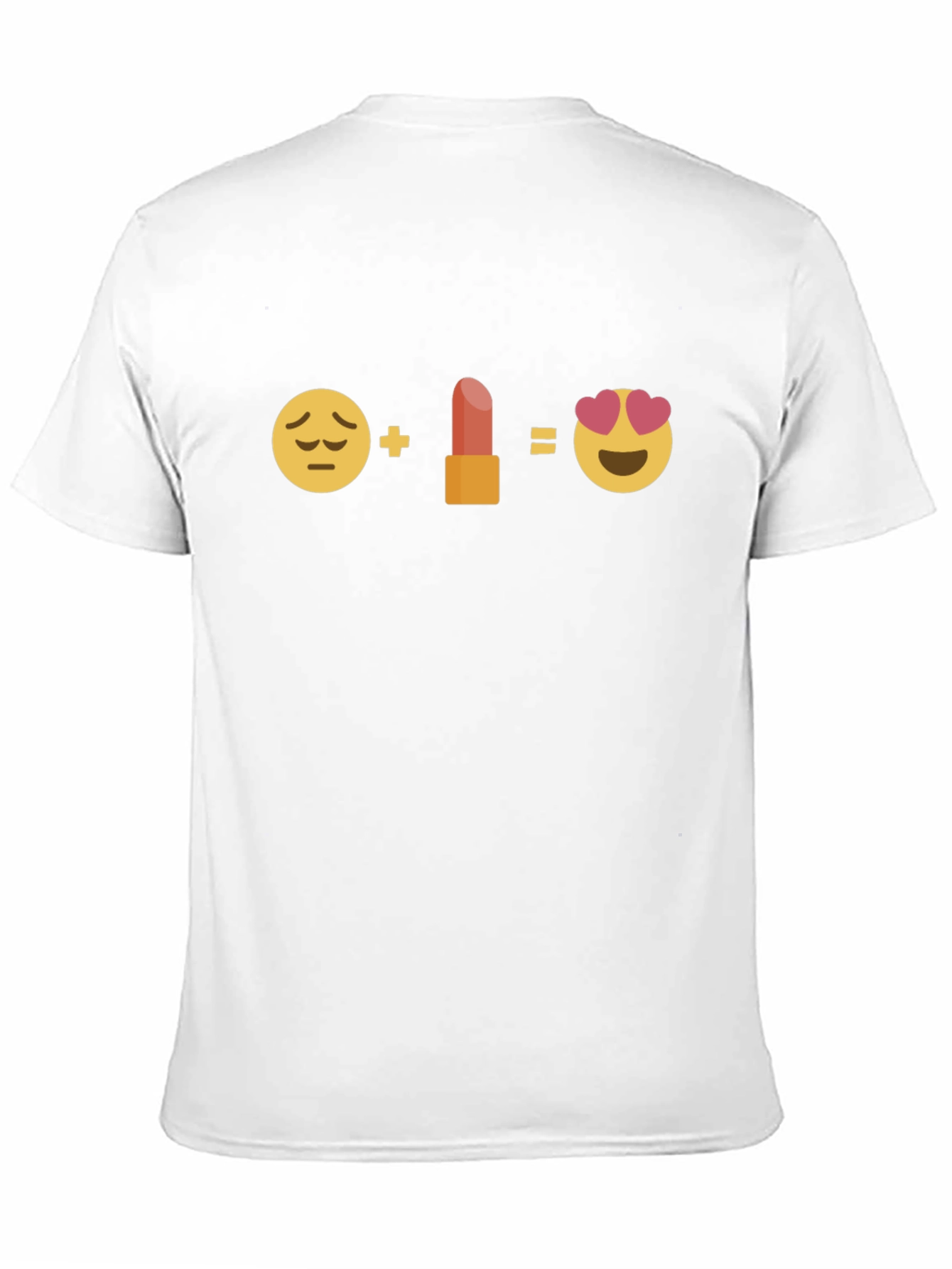 Emoji Lipstick Equation Graphic Tee