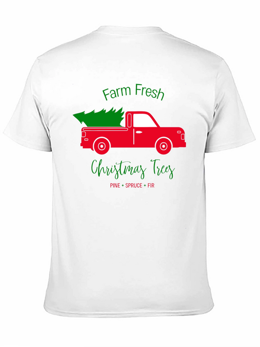 Farm Fresh Christmas Trees Graphic Tee