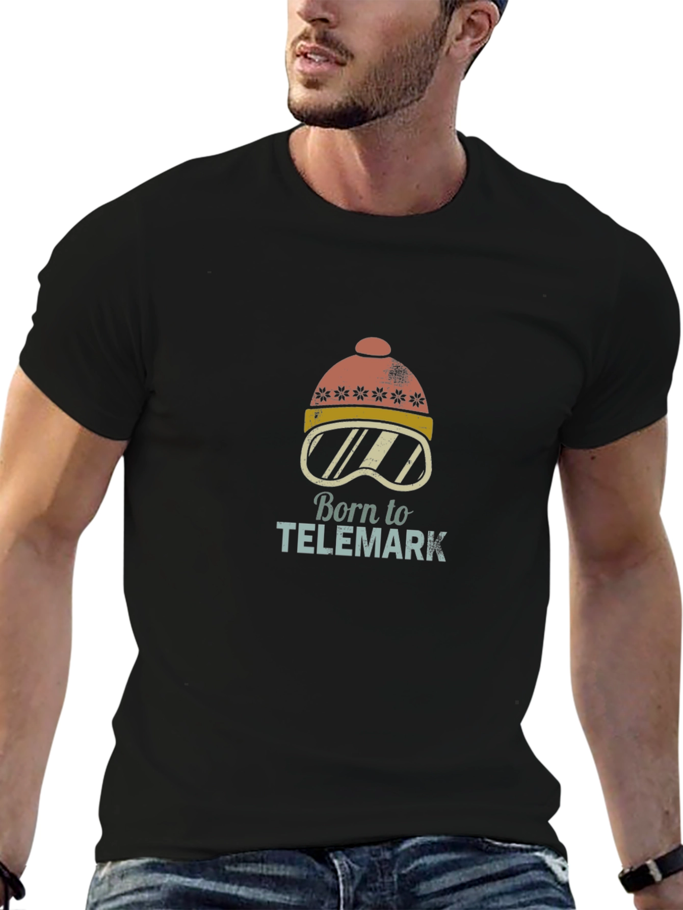 Born to Telemark Skiing T-Shirt