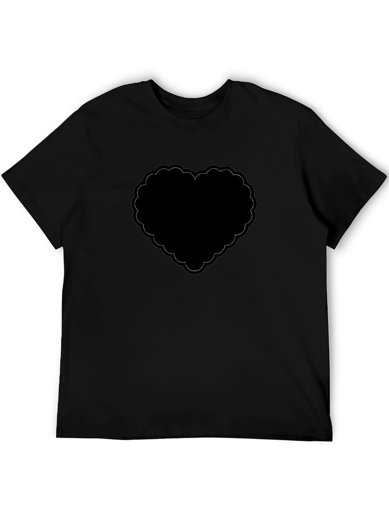 Black Heart Graphic T-Shirt - Stylish and Trendy