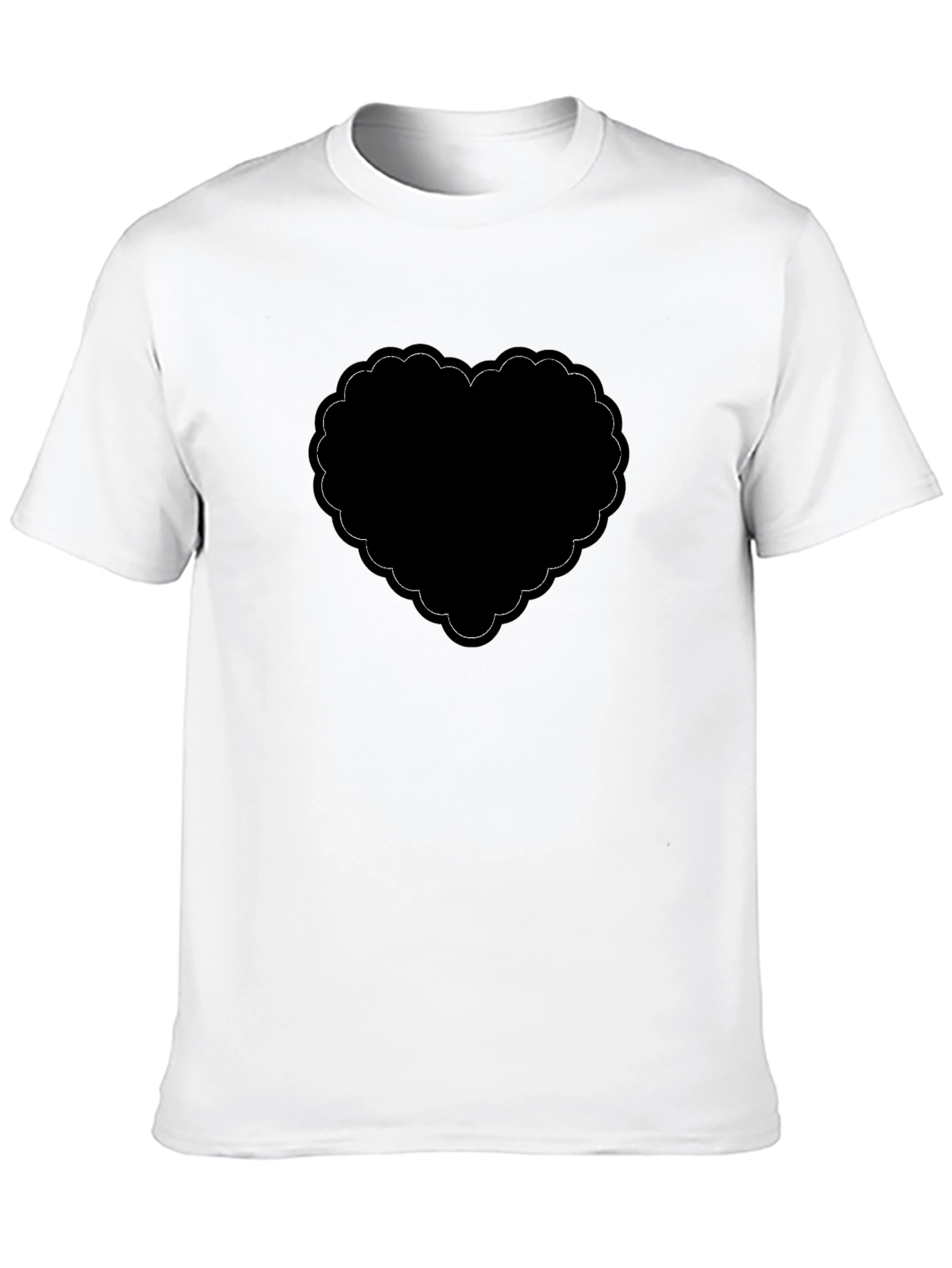 Black Heart Graphic T-Shirt - Stylish and Trendy
